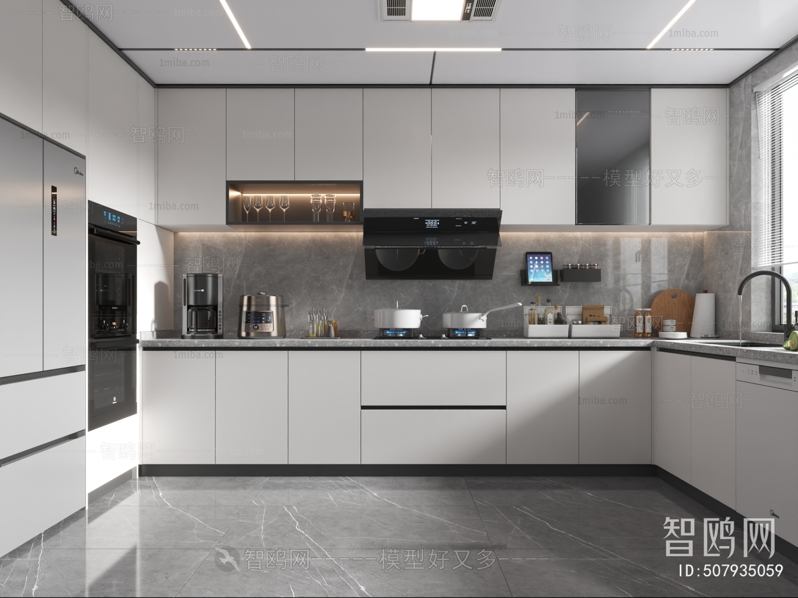 Modern Open Kitchen