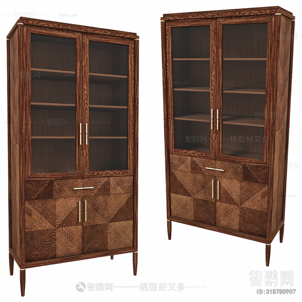 Wabi-sabi Style Decorative Cabinet