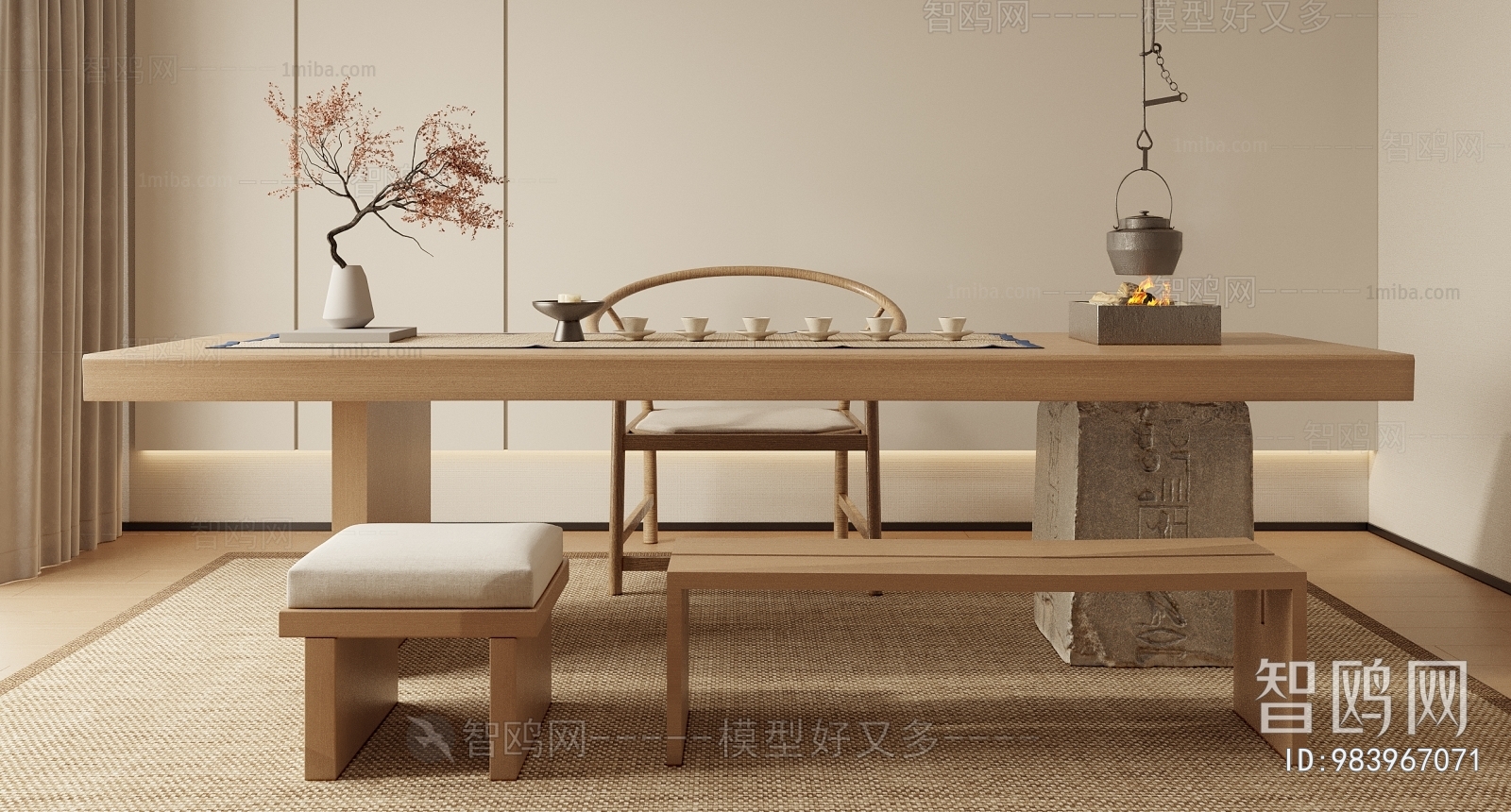 New Chinese Style Japanese Style Tea House