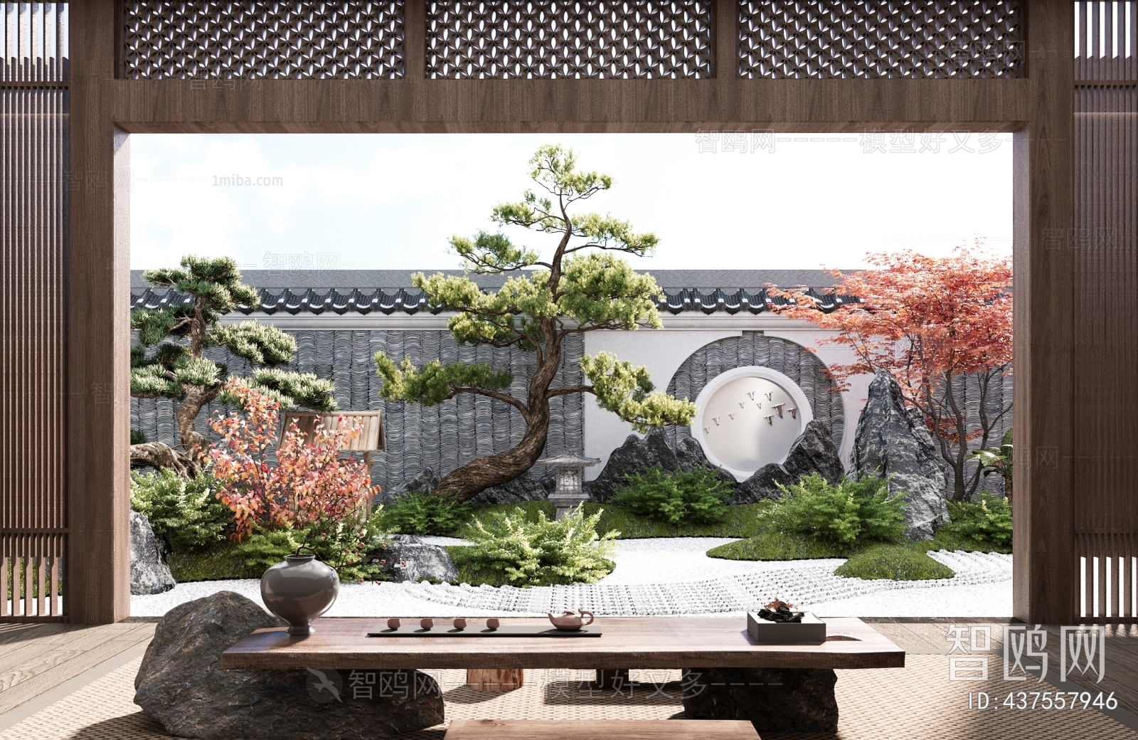 New Chinese Style Courtyard/landscape