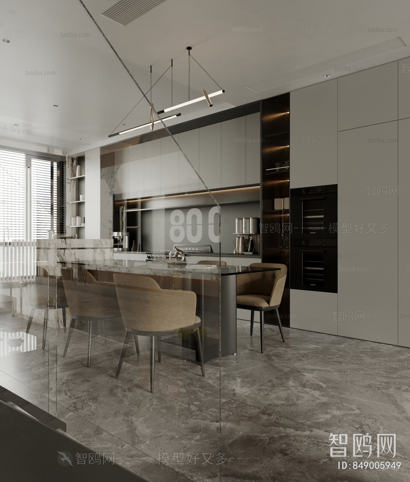 Modern Open Kitchen