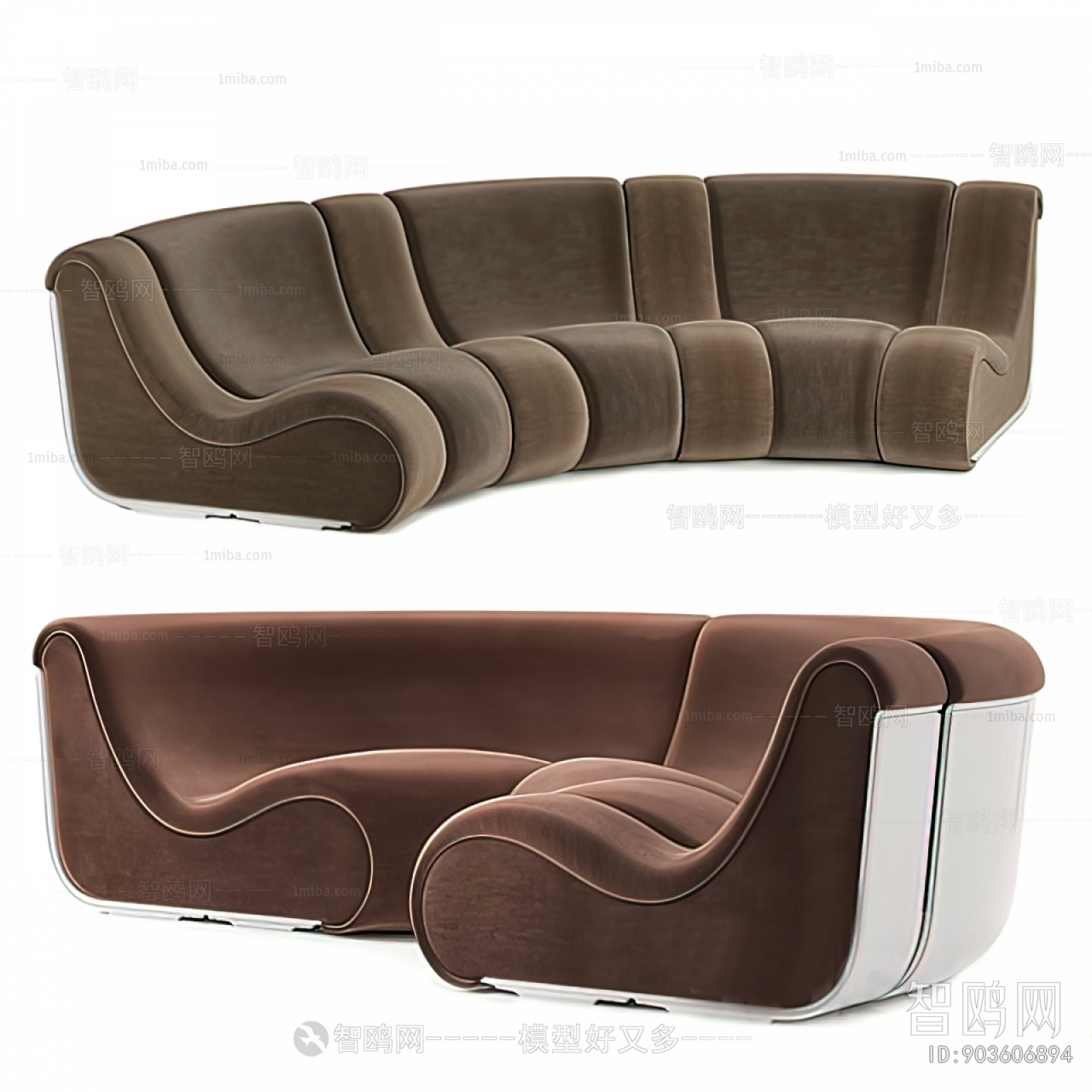 Modern Curved Sofa