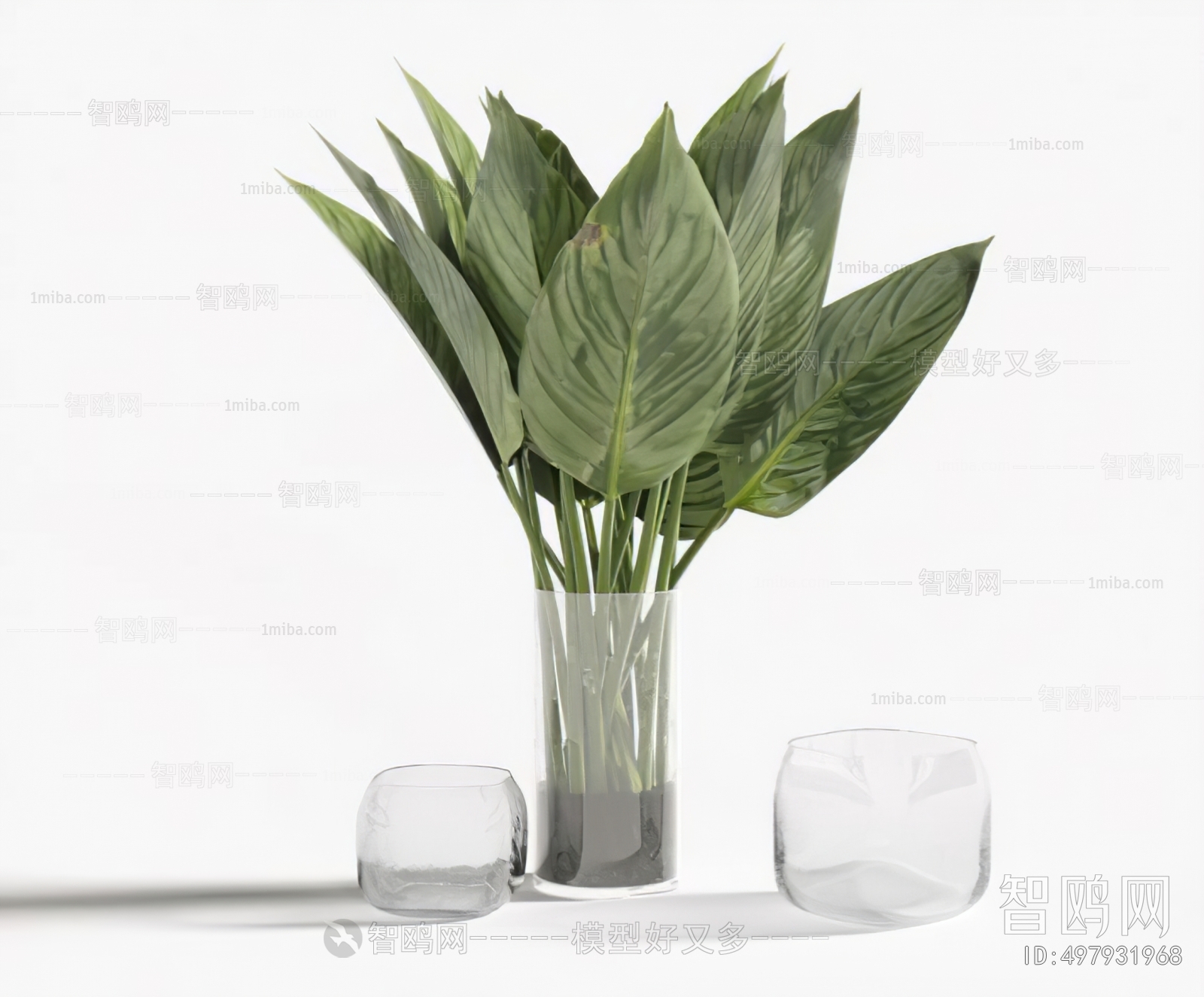 Modern Aquatic Green Plant