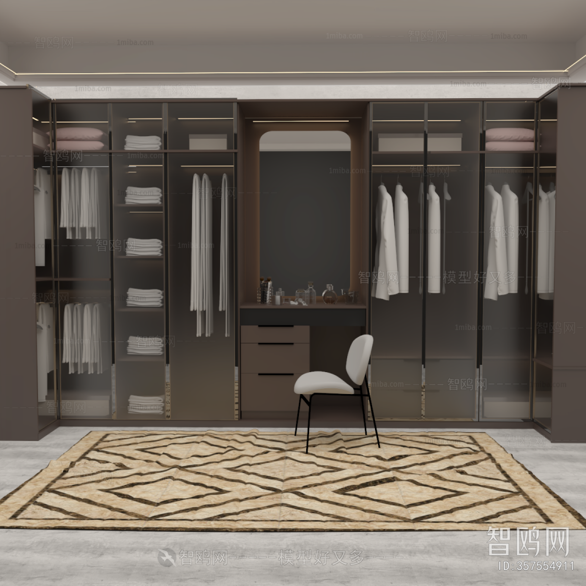 Modern Clothes Storage Area