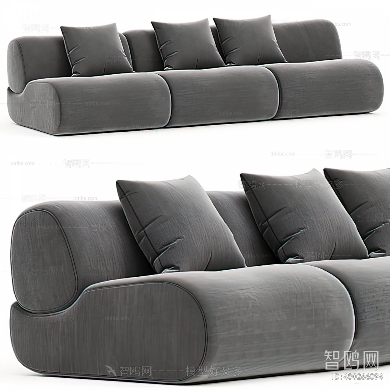 Modern Three-seat Sofa