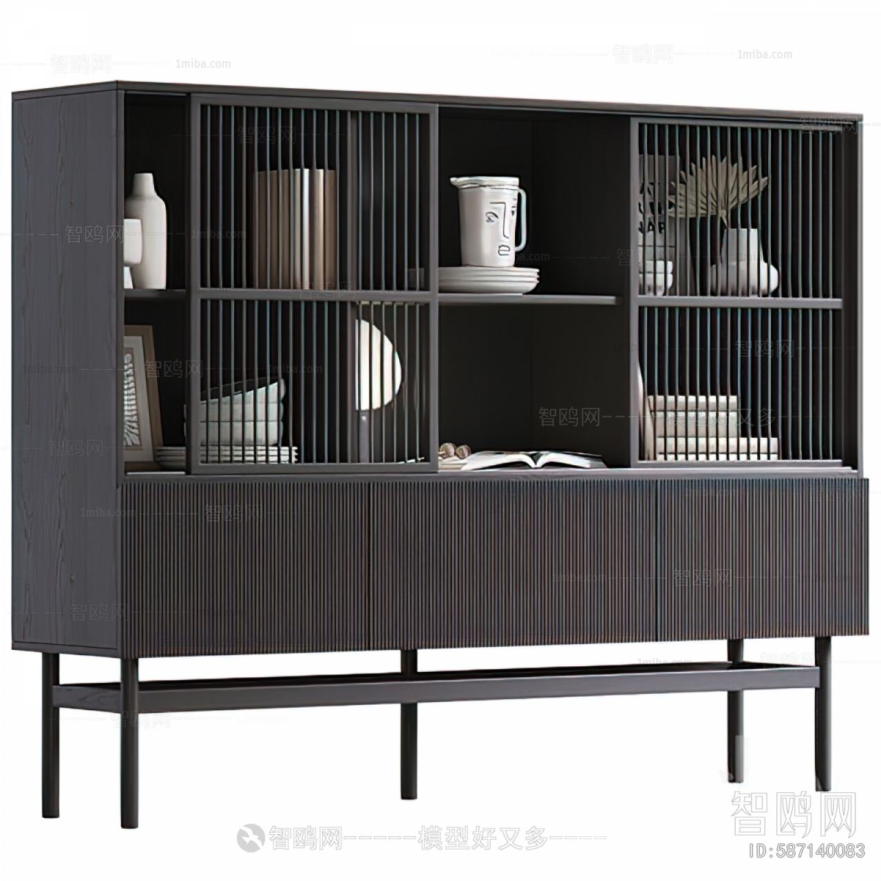 New Chinese Style Decorative Cabinet