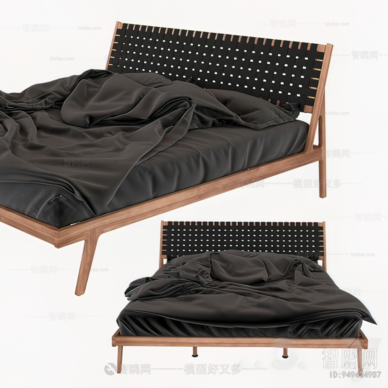 Nordic Style Double Bed