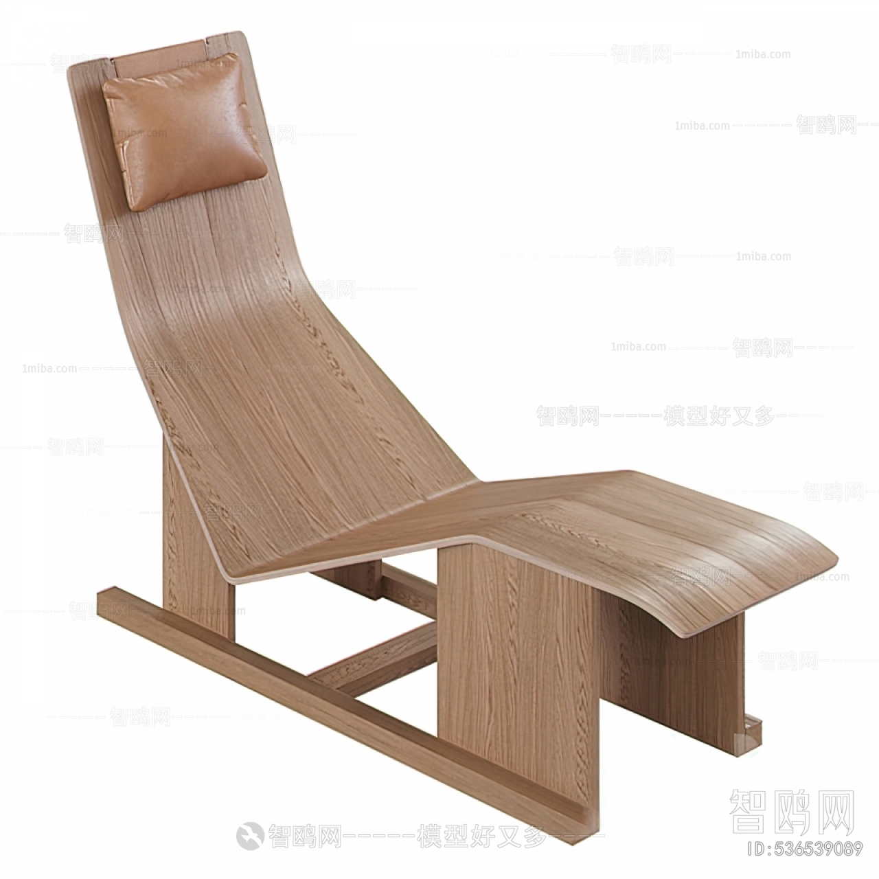 北欧实木躺椅