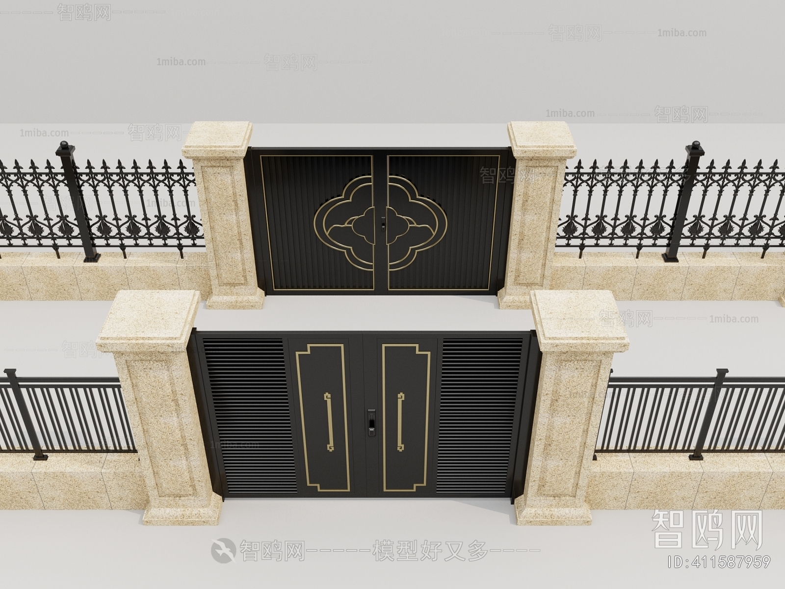 New Chinese Style Gate