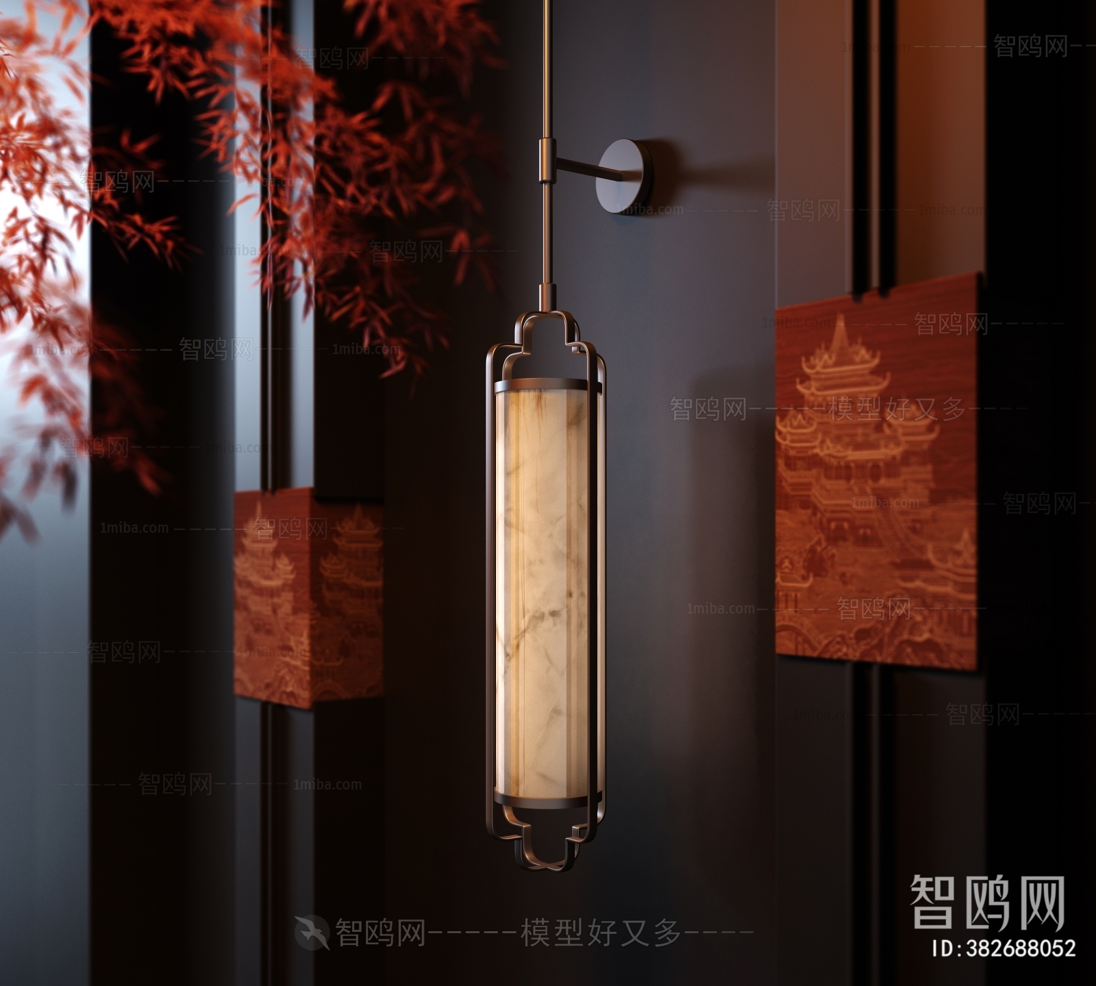 New Chinese Style Wall Lamp