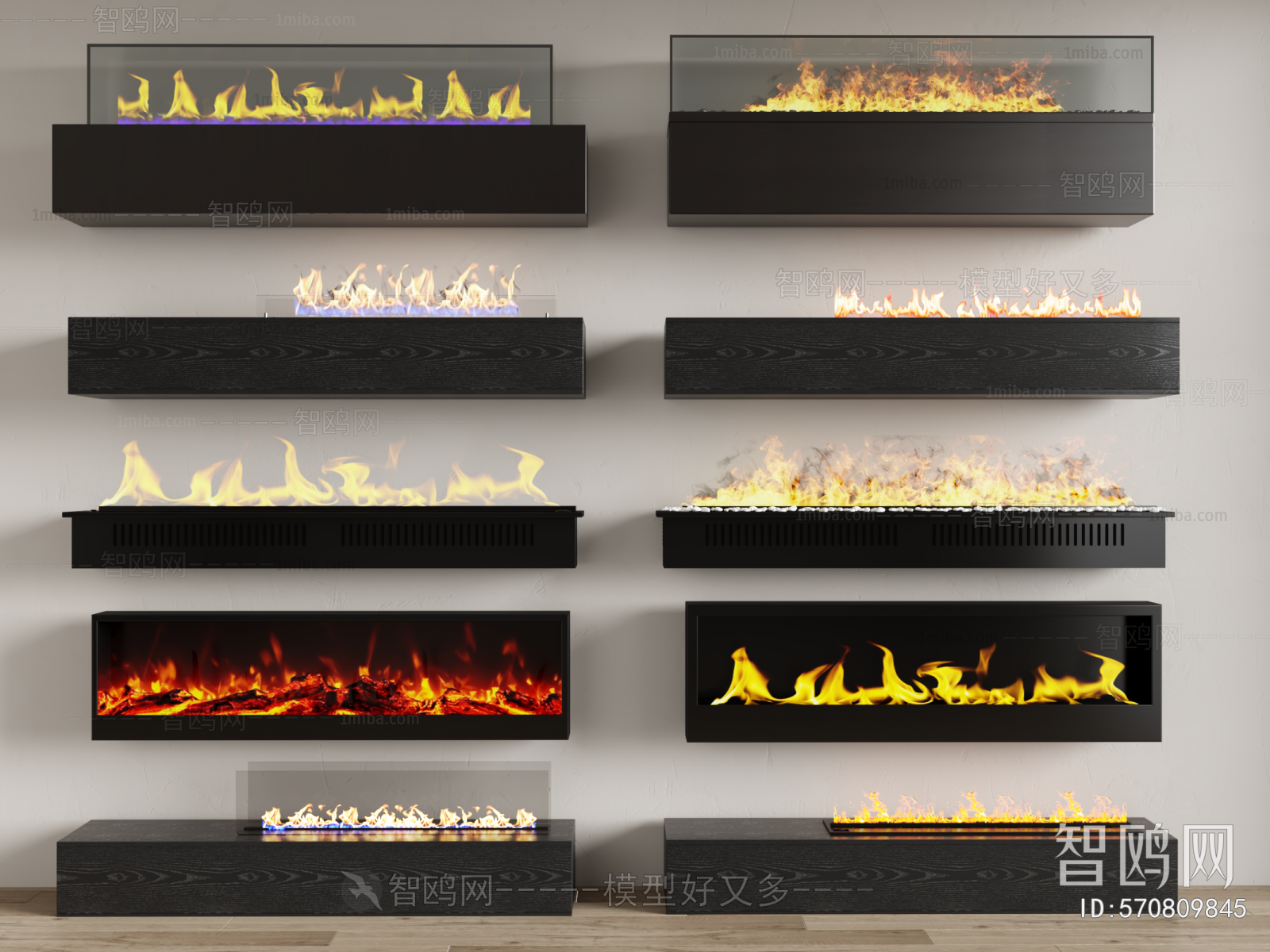 Modern Electronic Fireplace