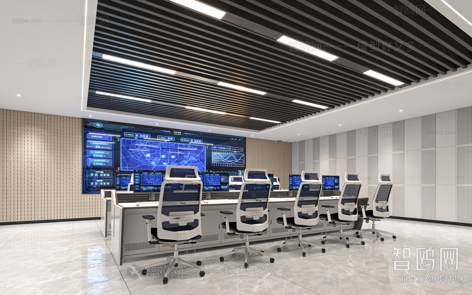 Modern Monitor Room