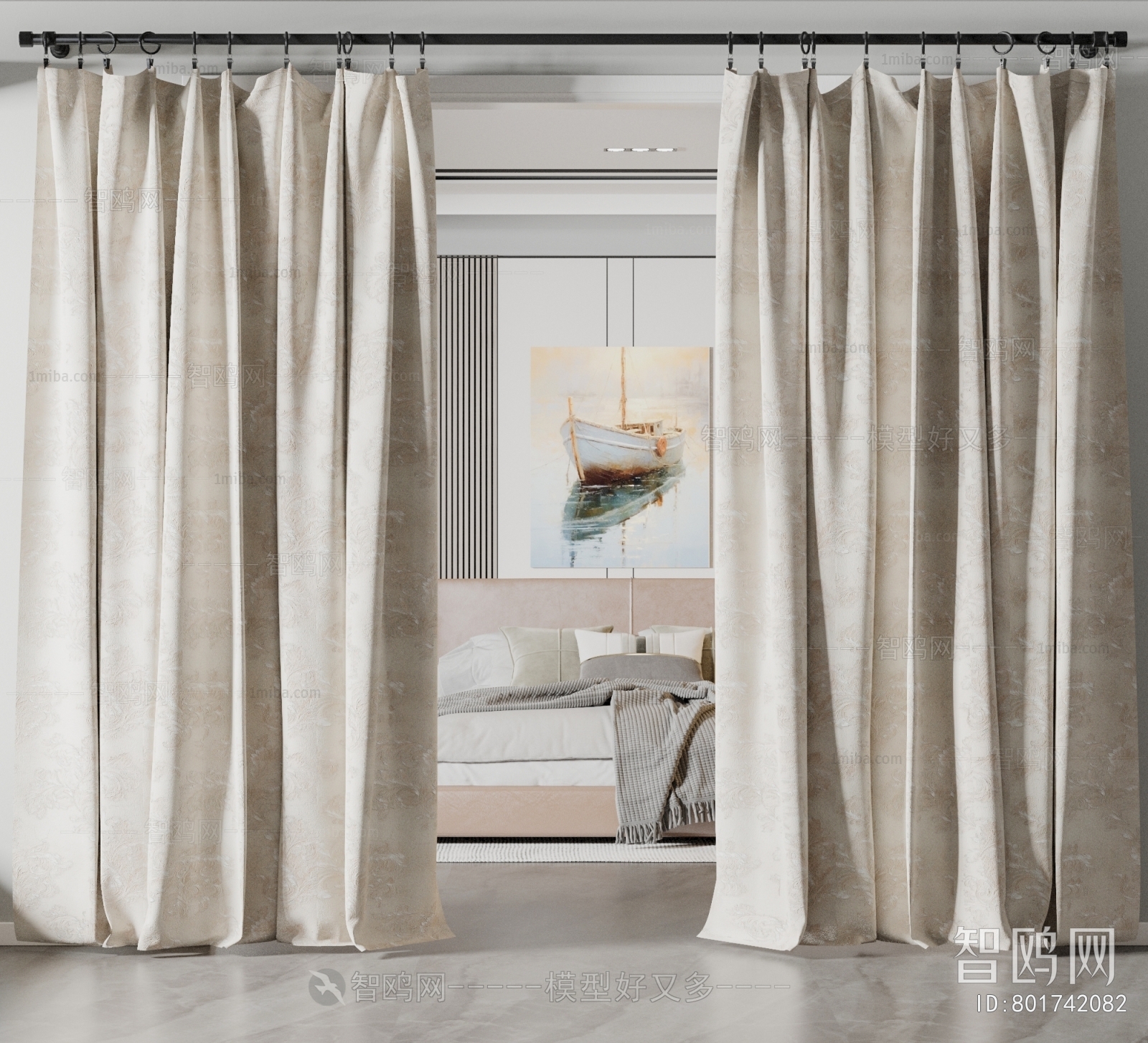 Simple European Style The Curtain