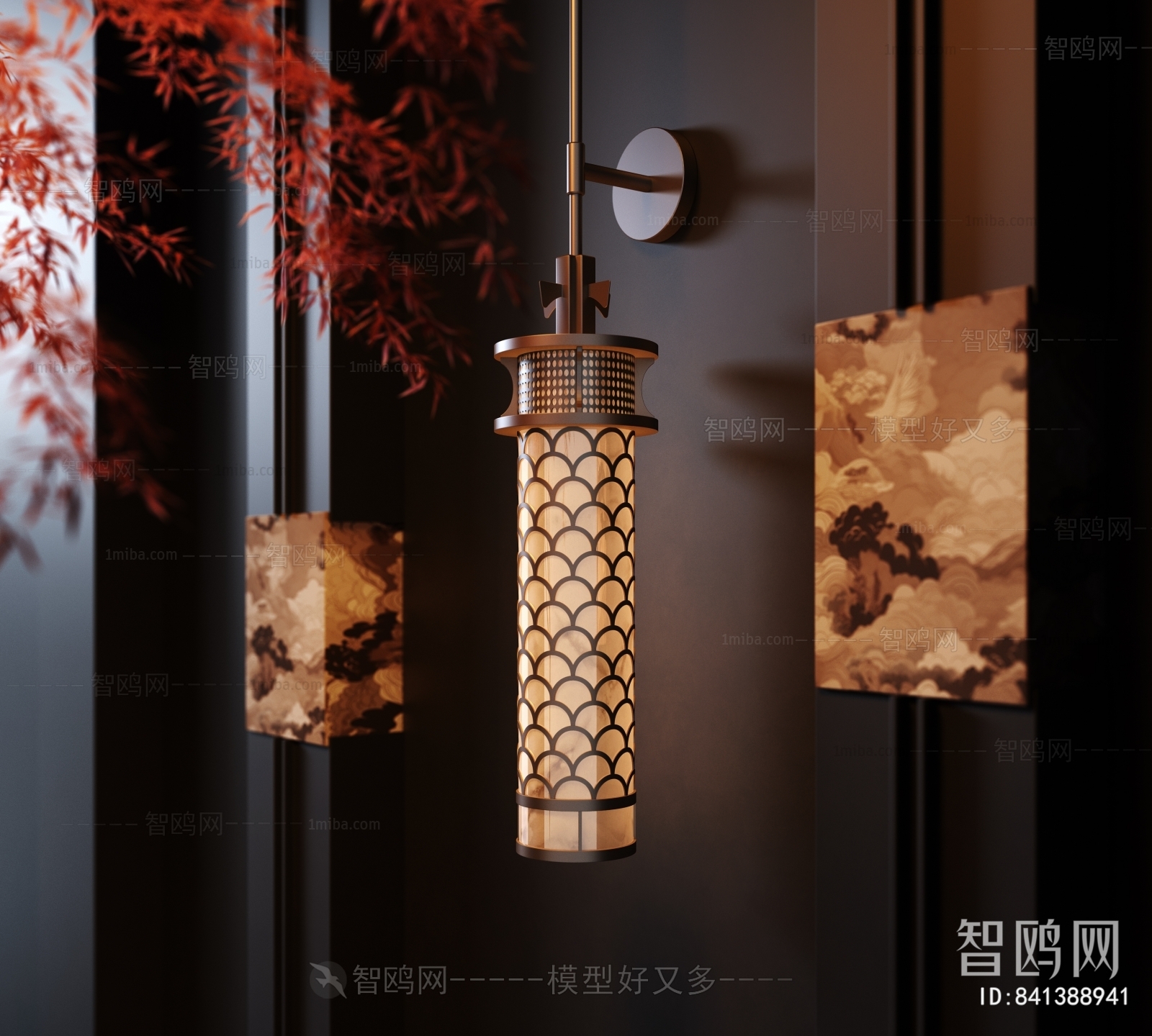 New Chinese Style Wall Lamp