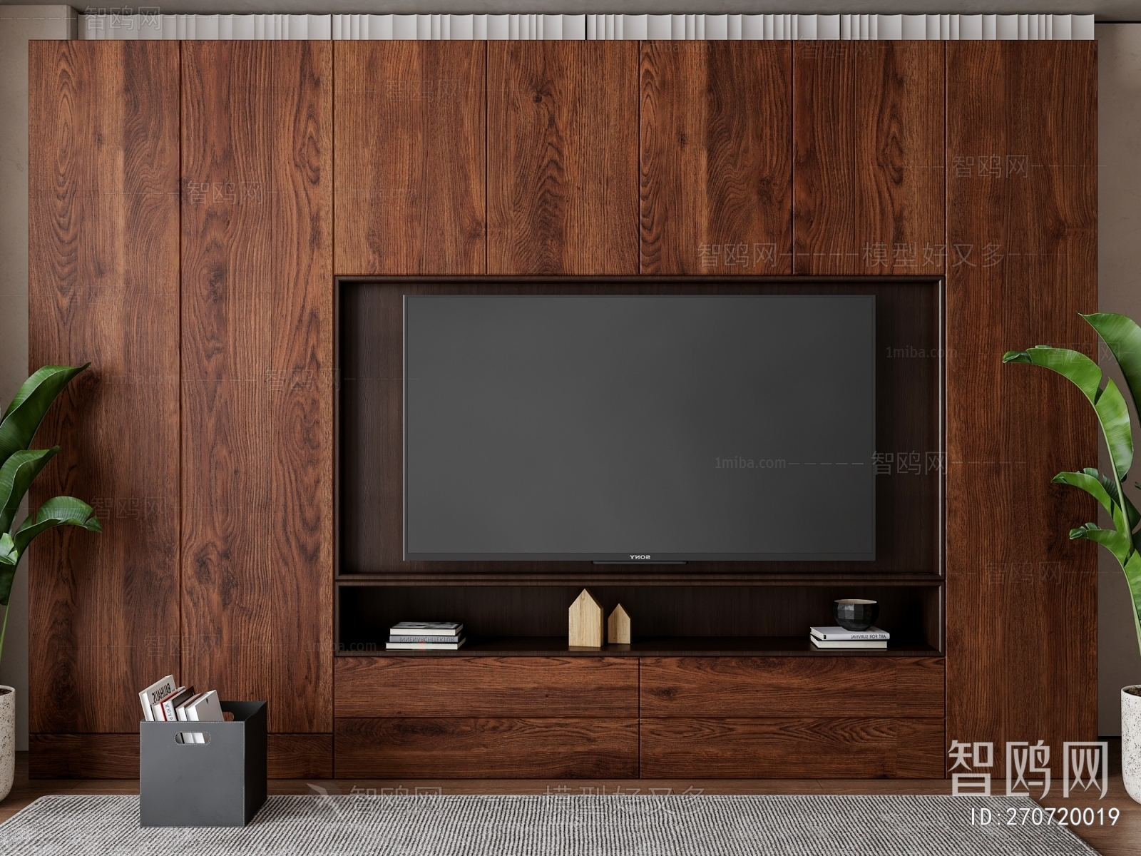 American Style TV Wall