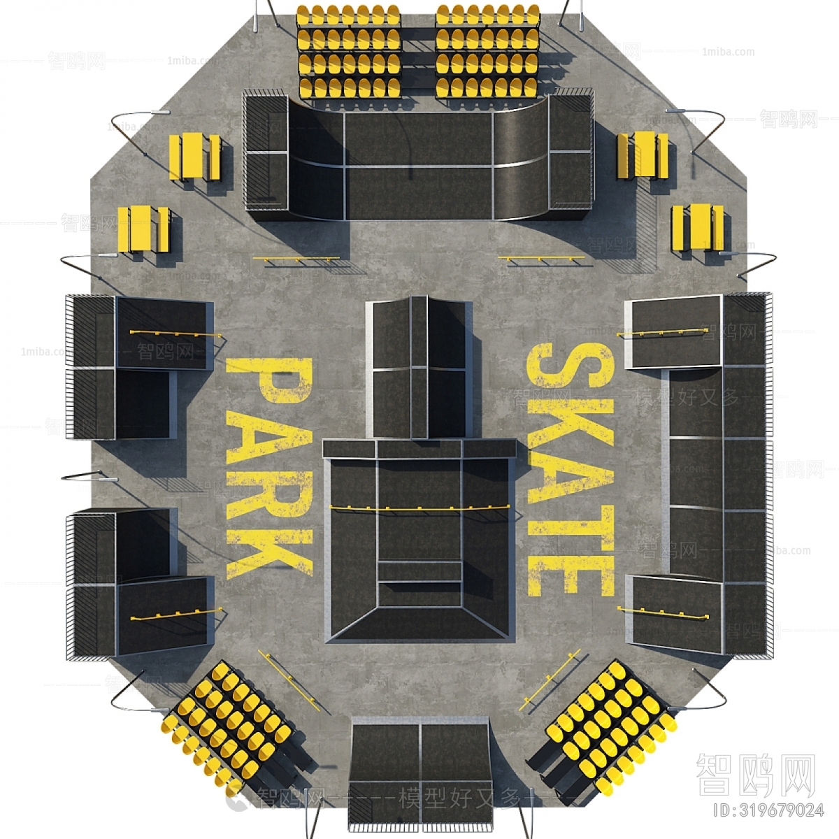 Modern Outdoor Sports Stadium