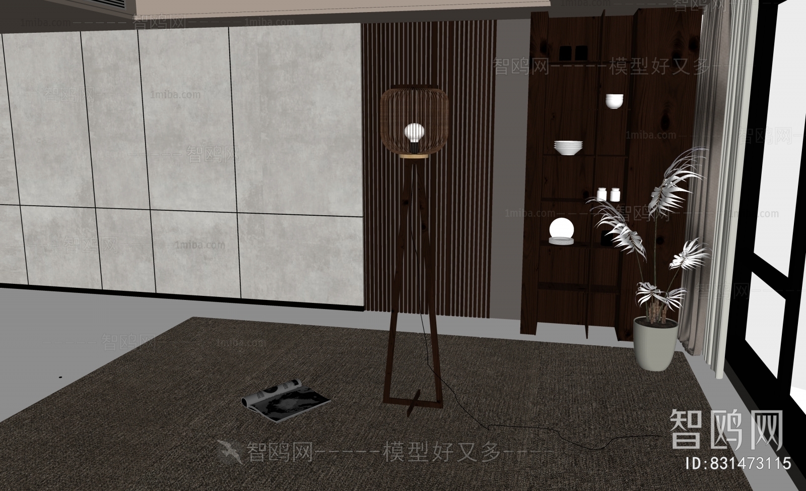 New Chinese Style Floor Lamp