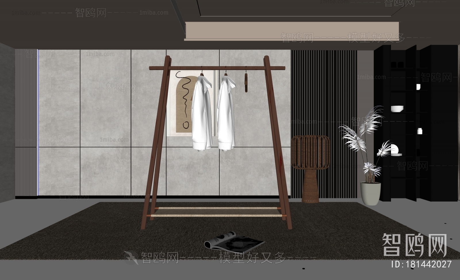 Wabi-sabi Style Coat Hanger