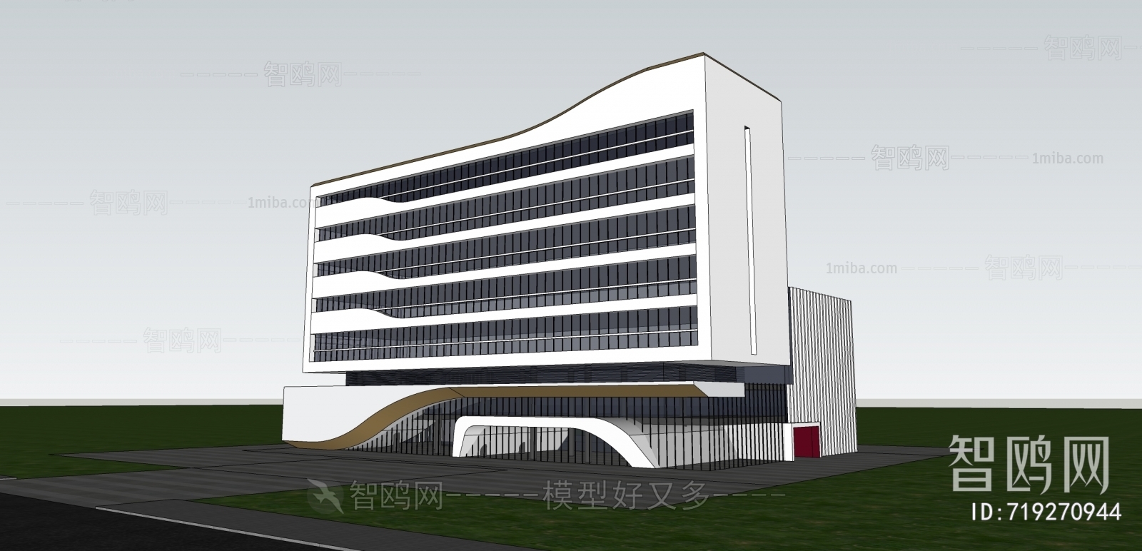 Modern Appearance Of Commercial Building
