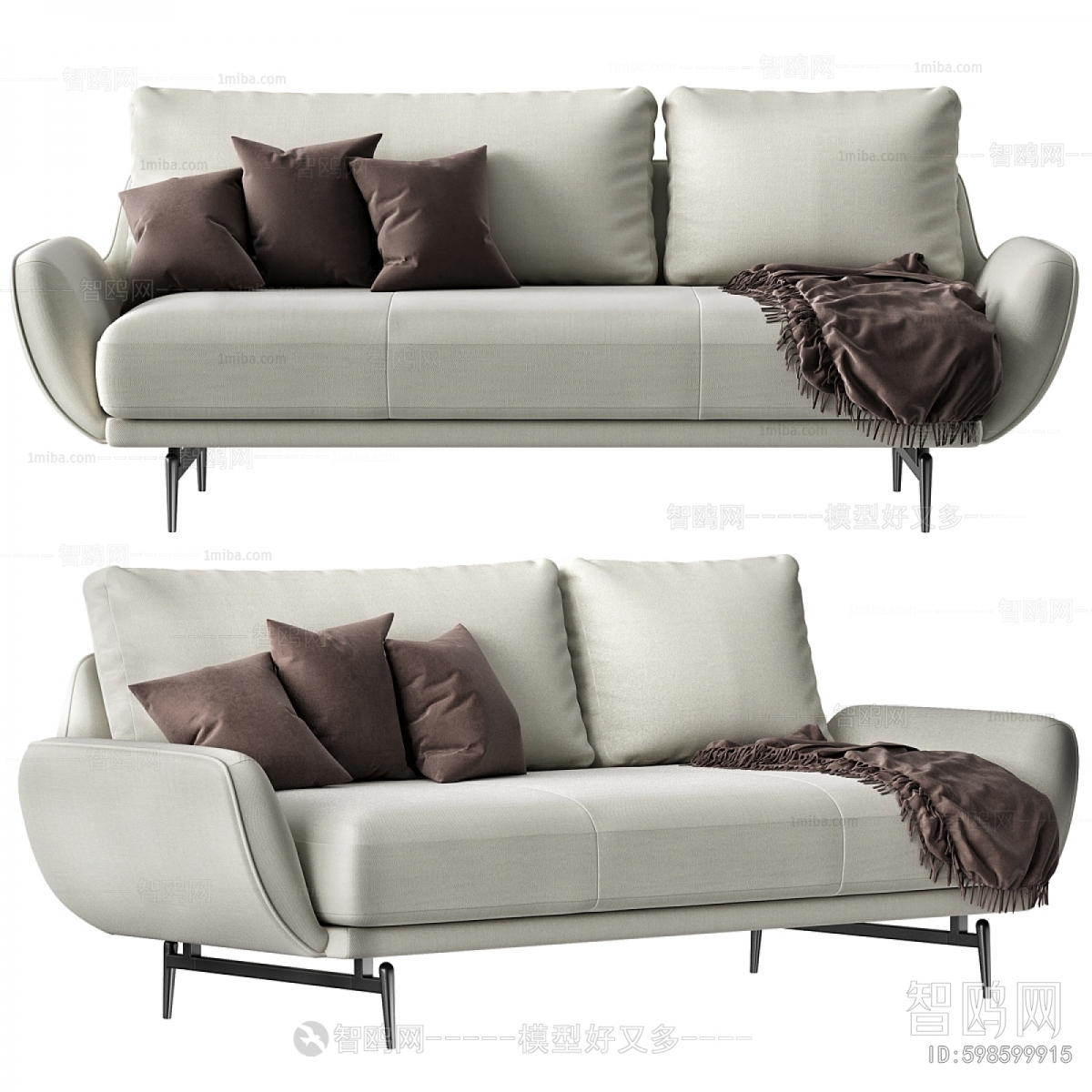 Modern Three-seat Sofa