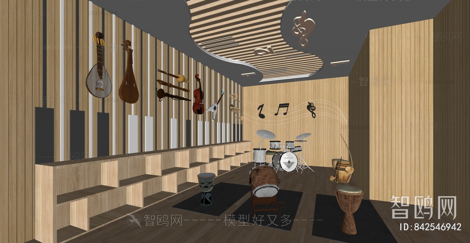 Modern Music Room