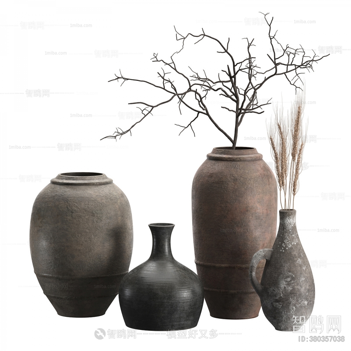 Wabi-sabi Style Clay Pot