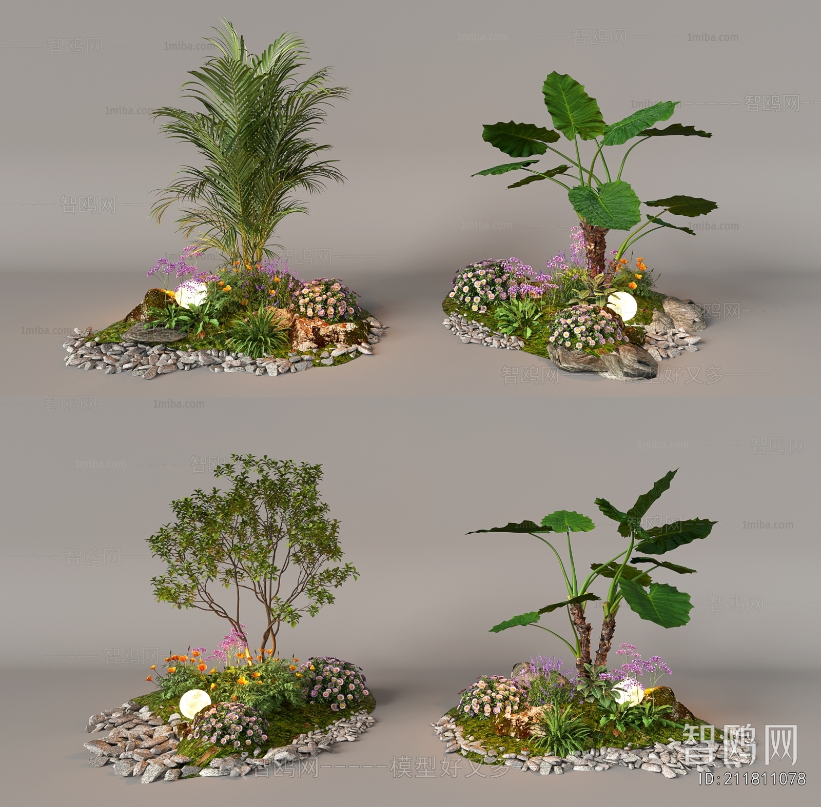 现代景观植物小品