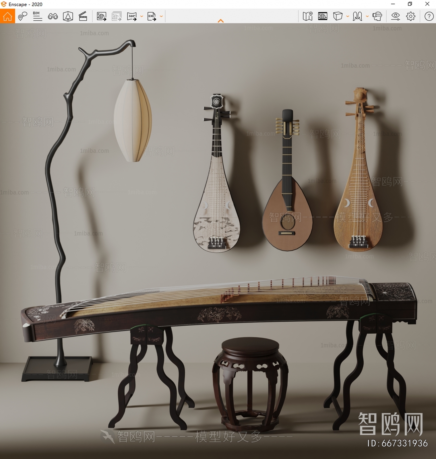 新中式古筝 琵琶