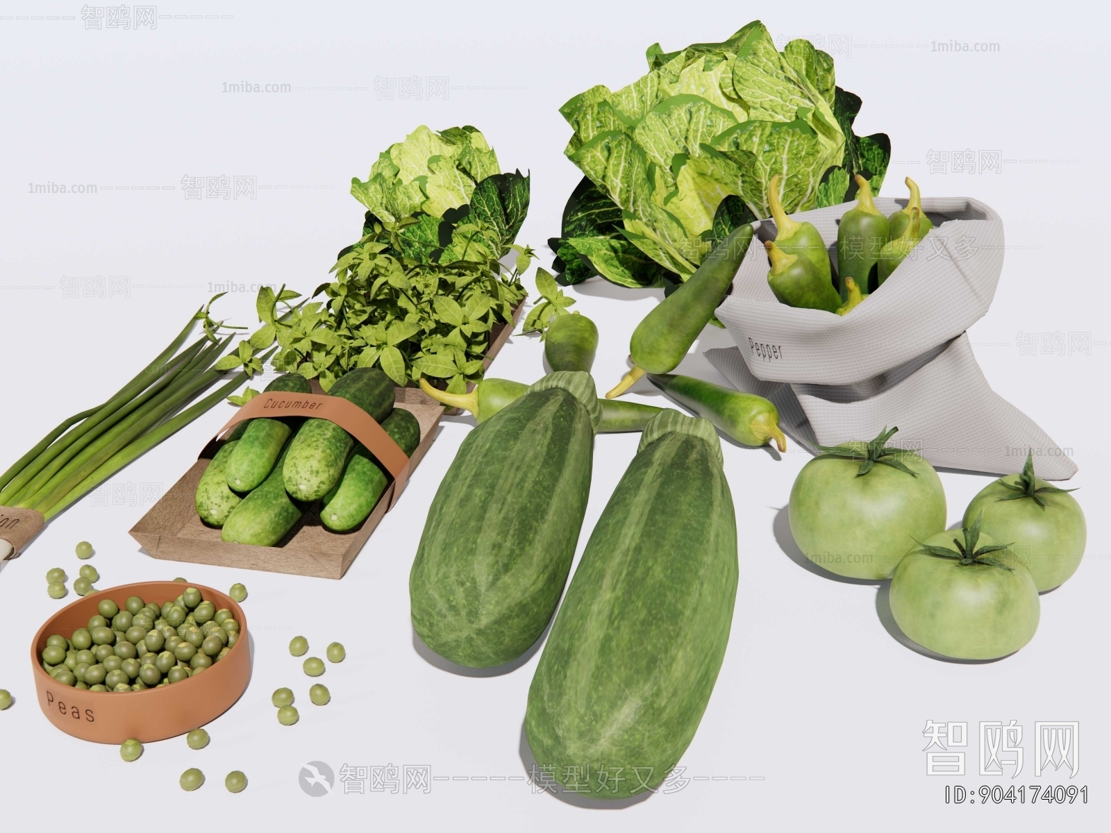 现代蔬菜组合