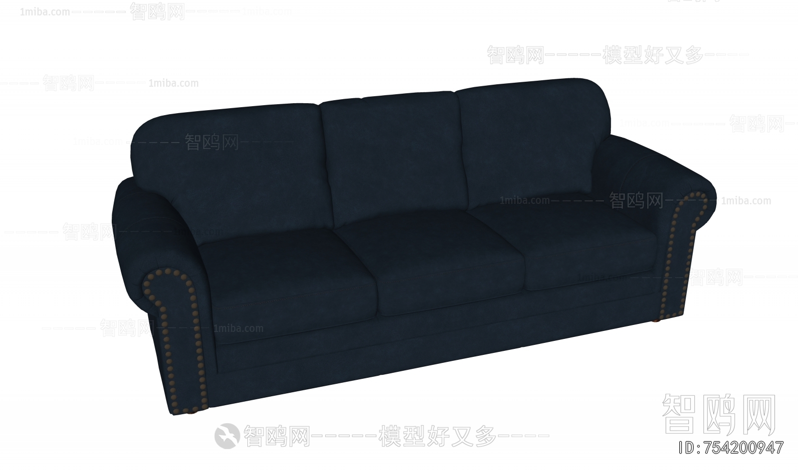 American Style Three-seat Sofa