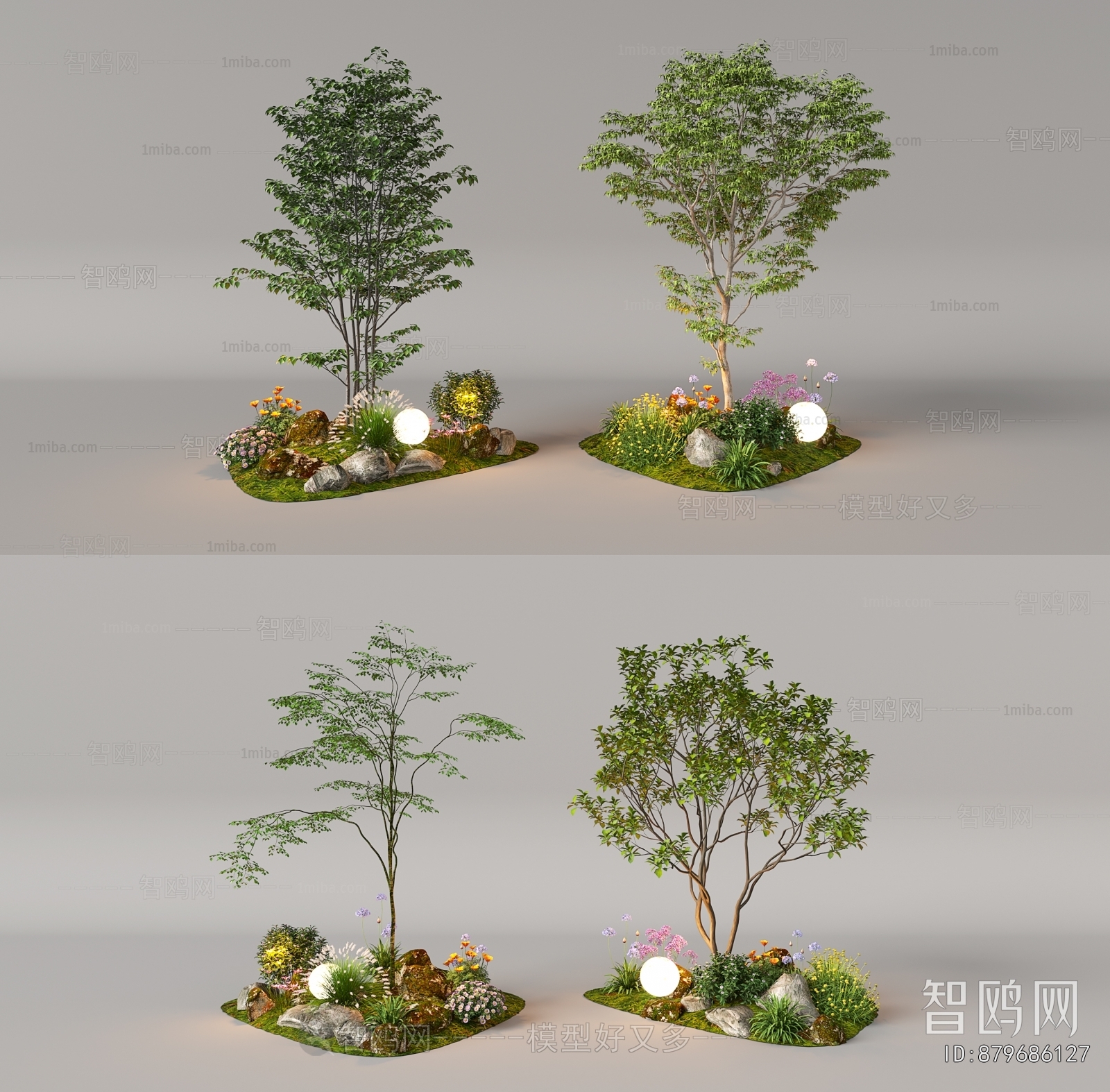 现代景观植物小品