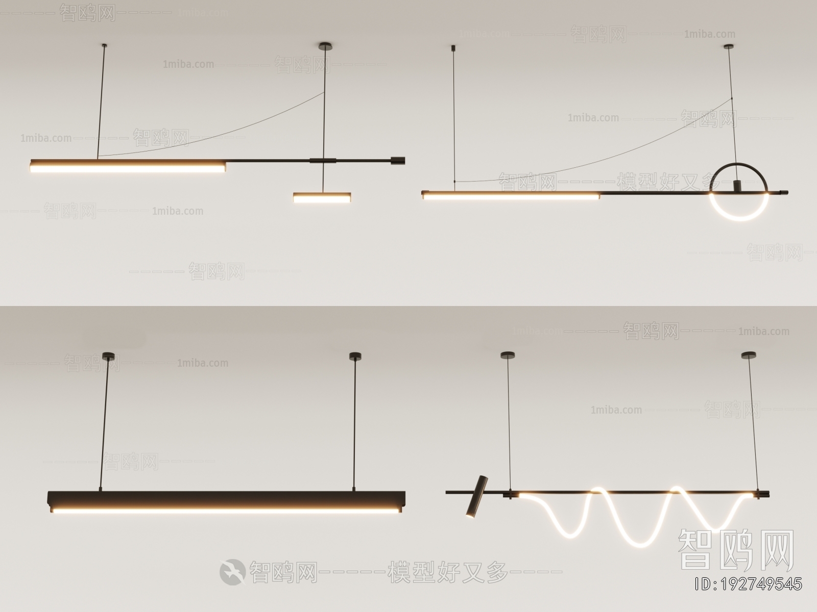 现代长吊灯