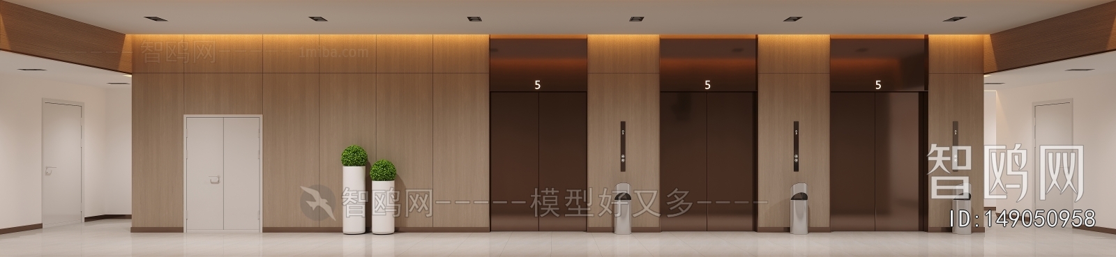 Modern Corridor/elevator Hall