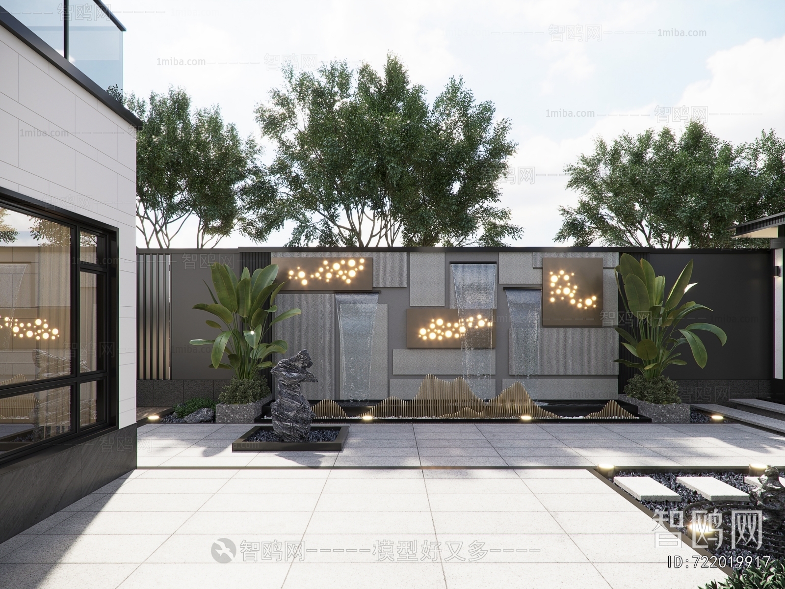 New Chinese Style Courtyard/landscape