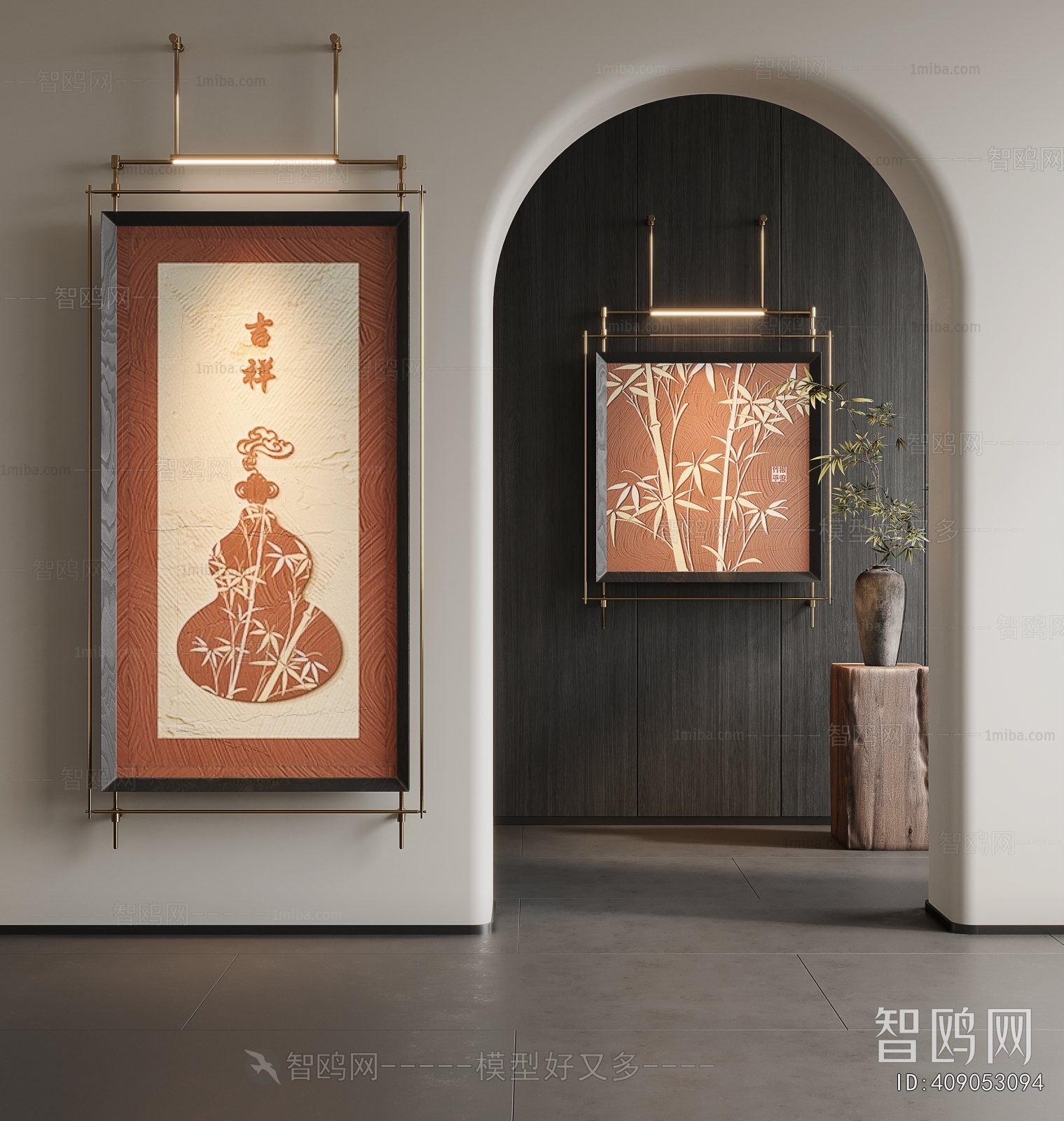 New Chinese Style Wabi-sabi Style Painting