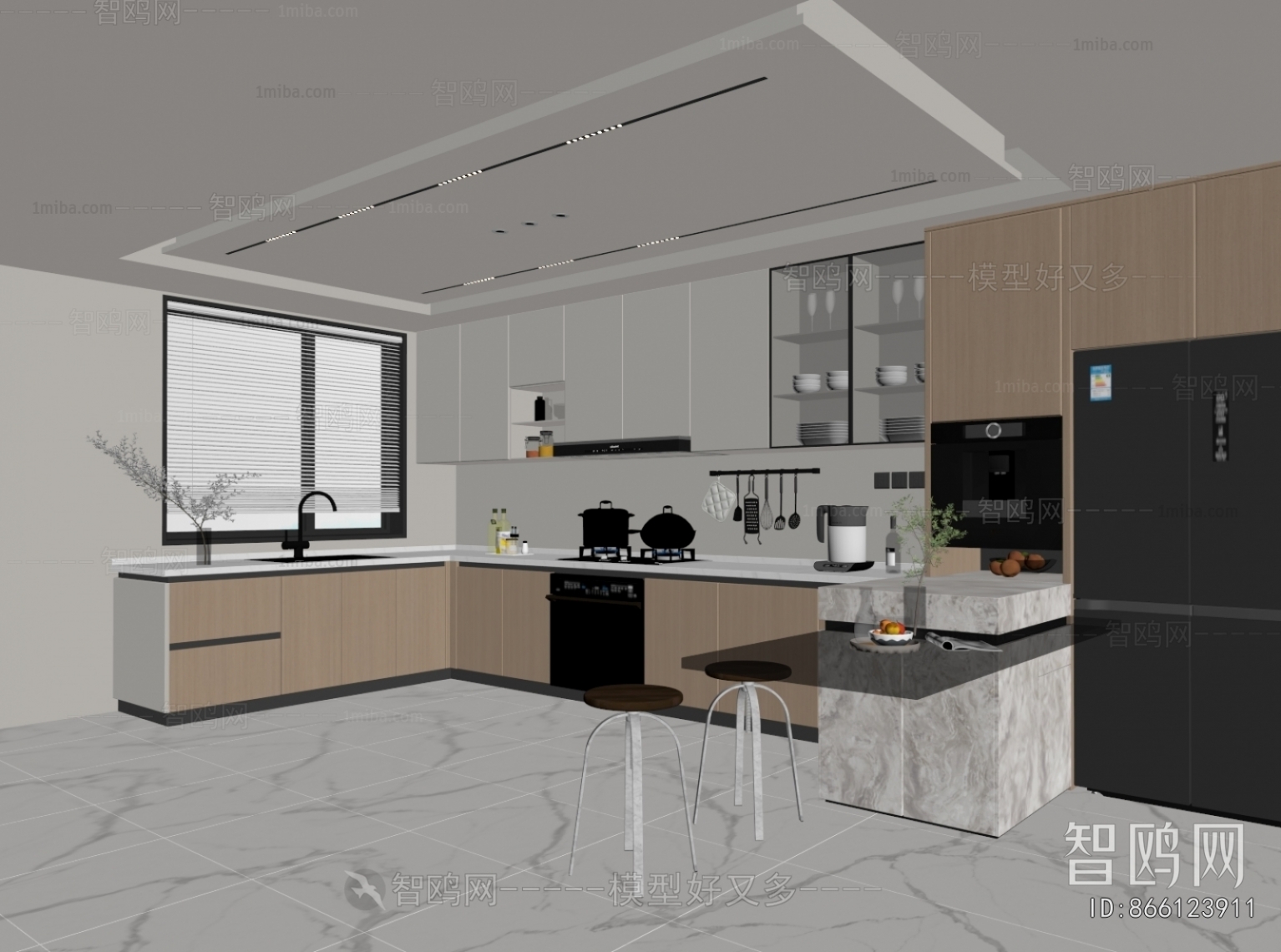 Modern Open Kitchen