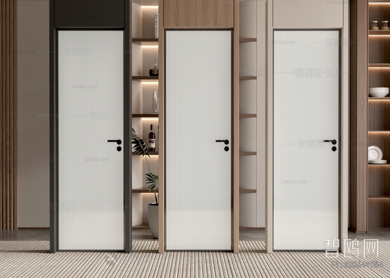 Modern Single Door