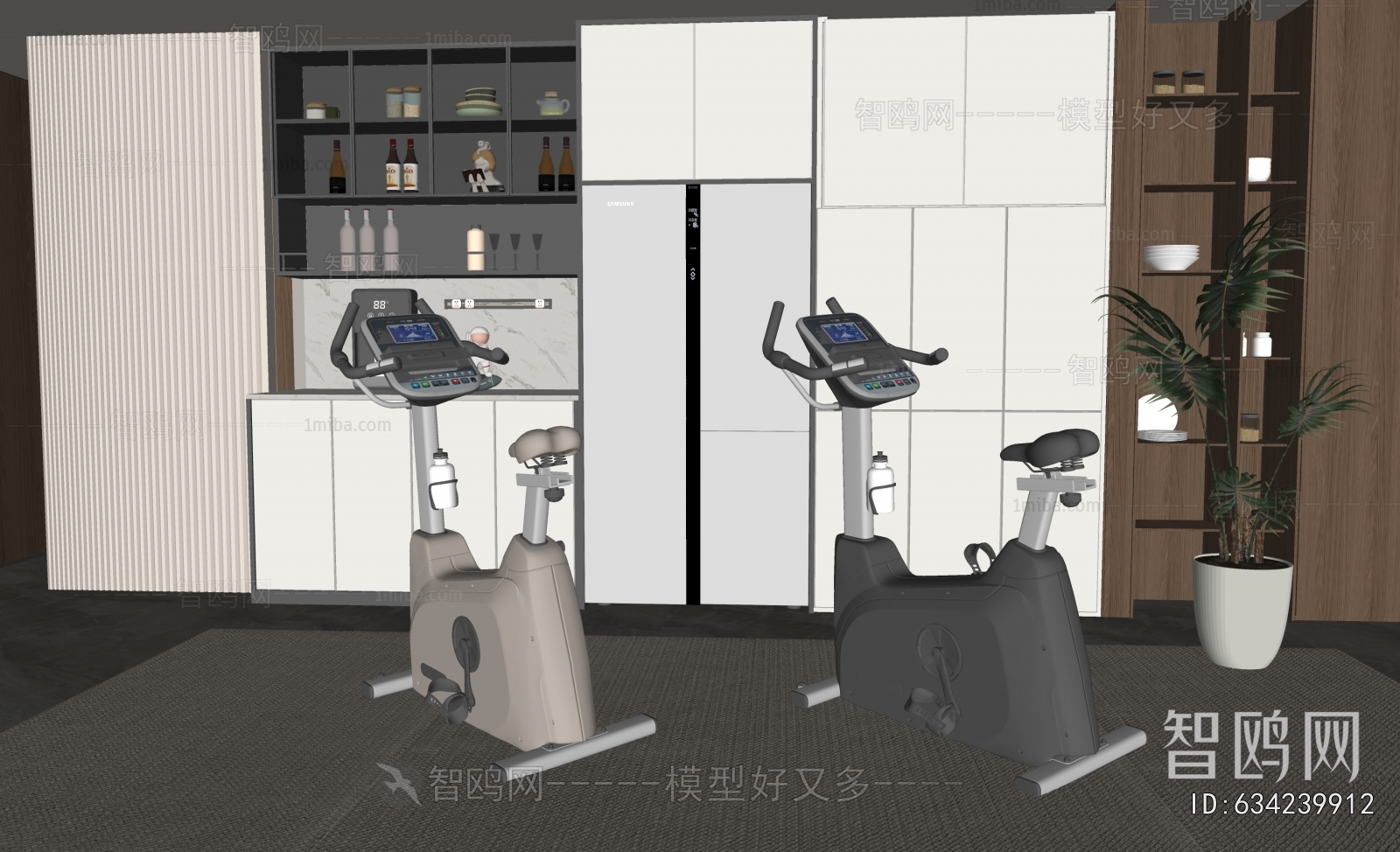 Modern Fitness Equipment