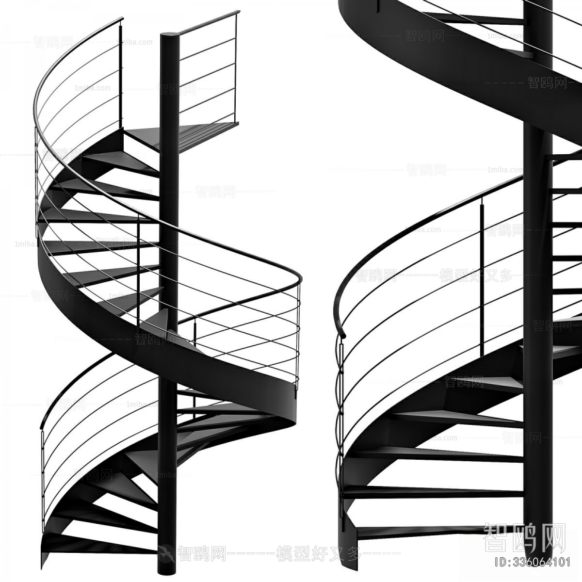 Modern Rotating Staircase