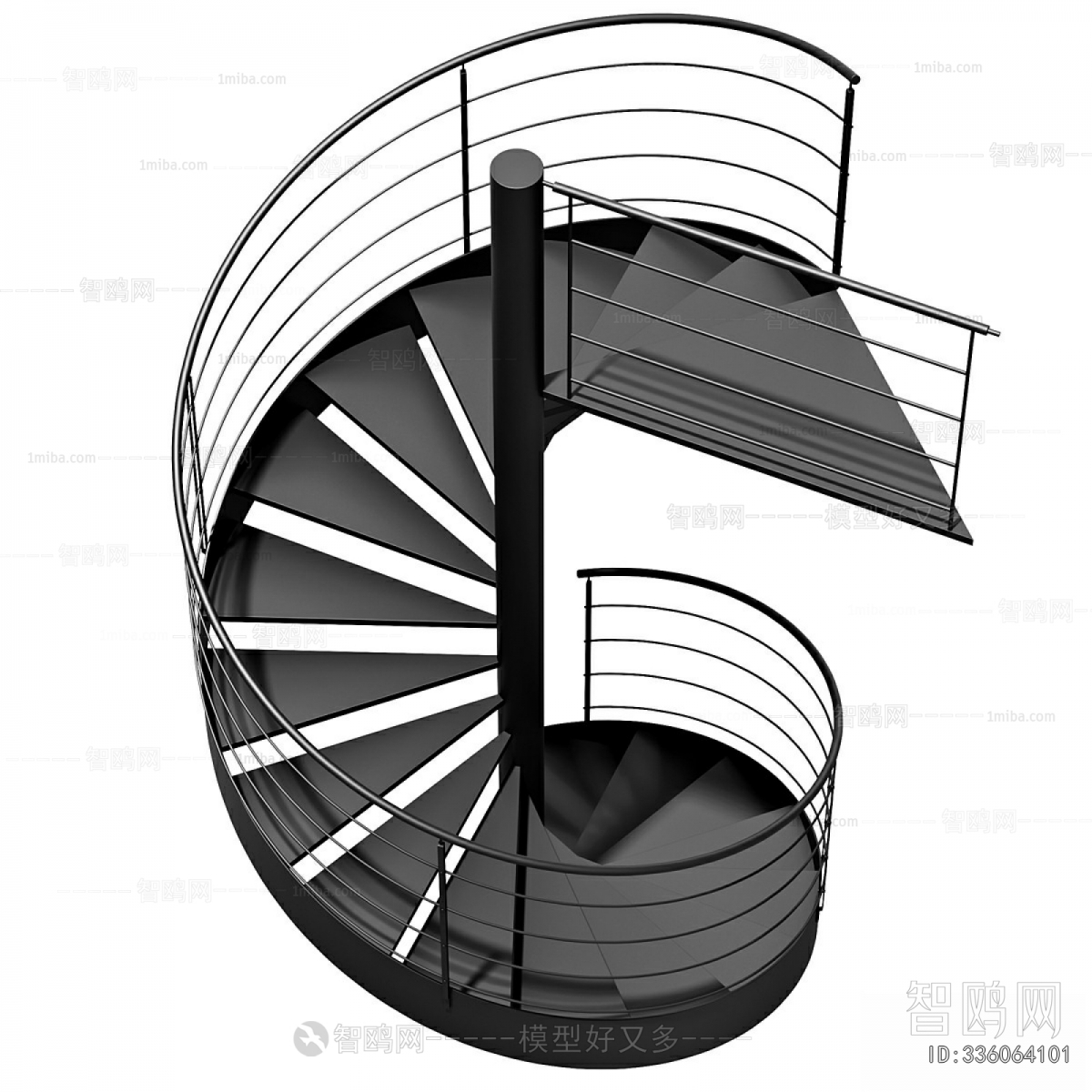 Modern Rotating Staircase