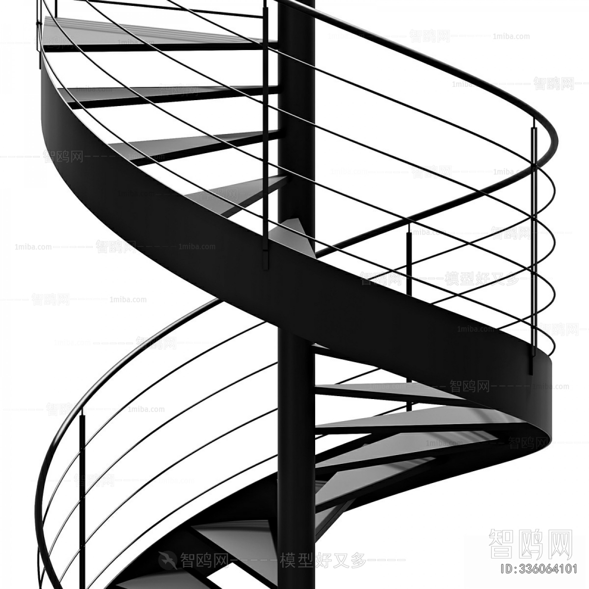 Modern Rotating Staircase