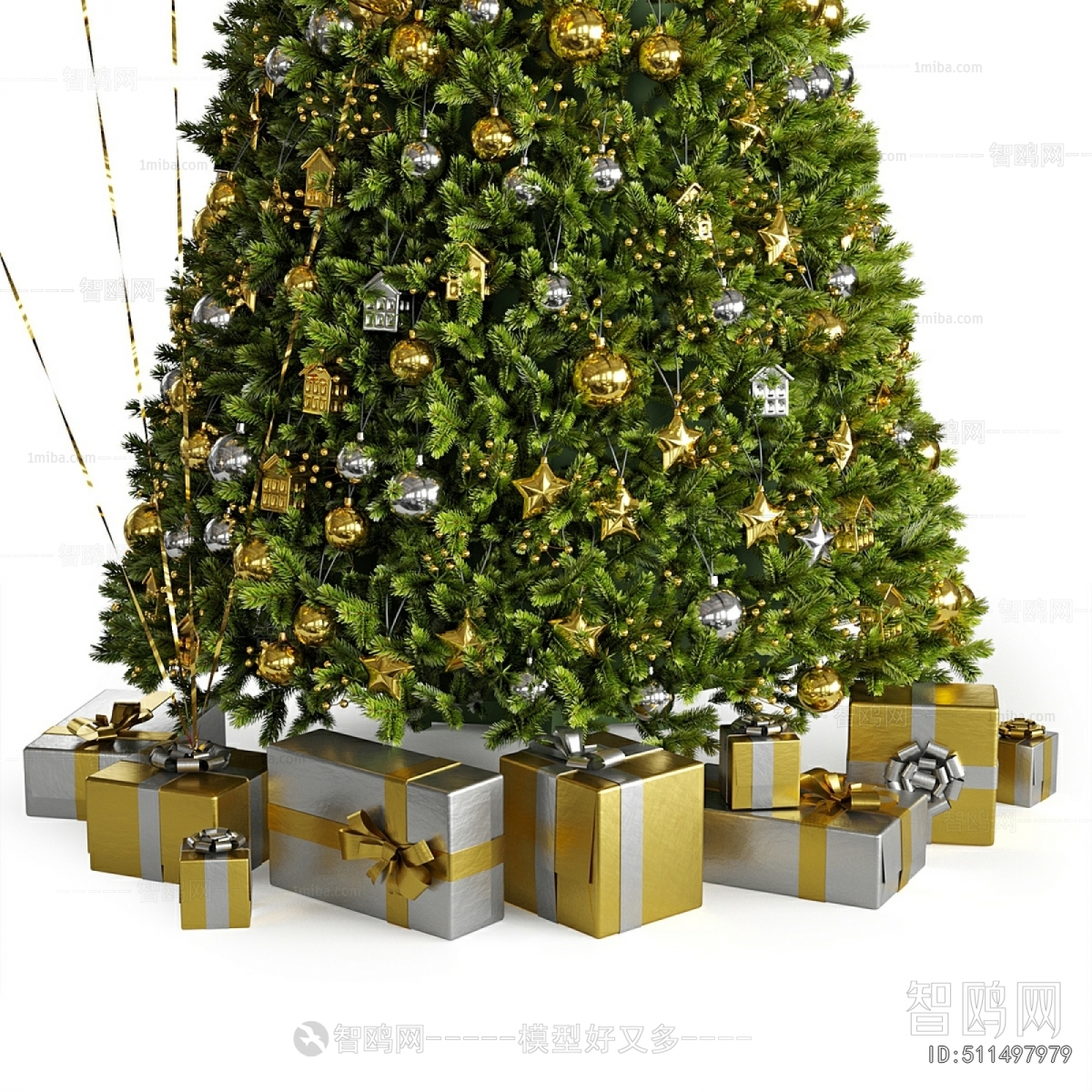 现代2024圣诞树