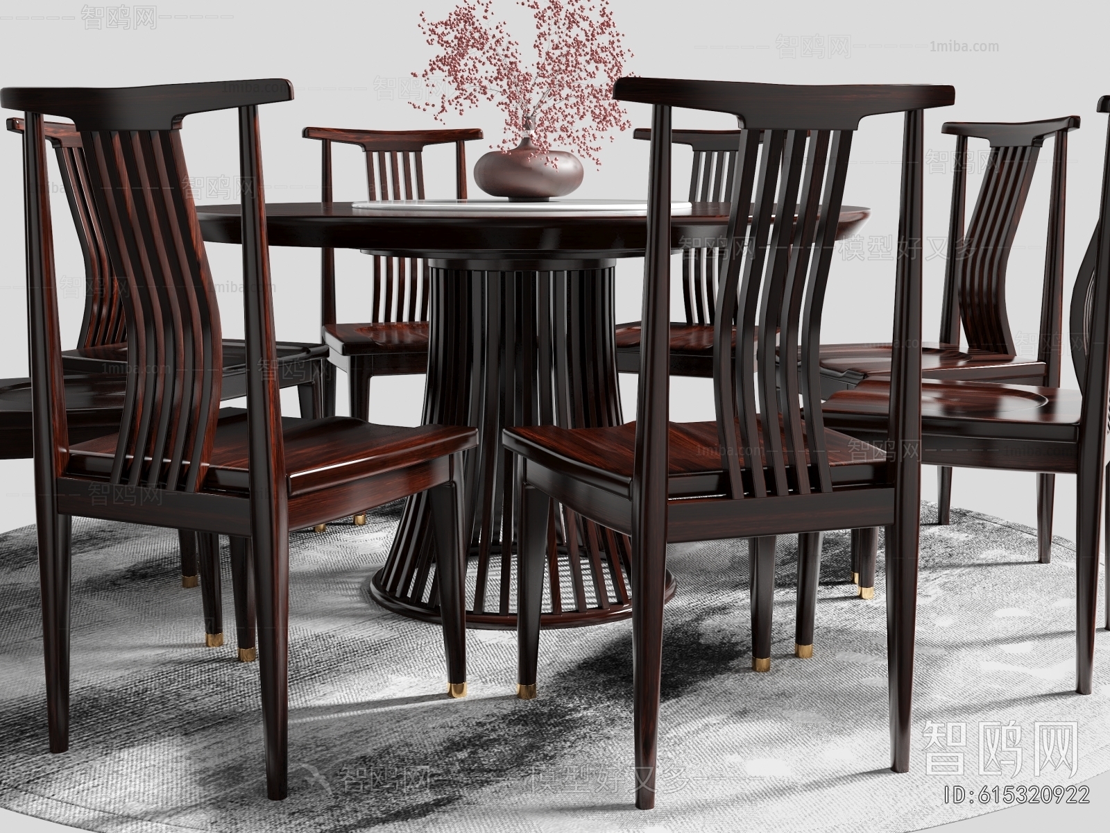 New Chinese Style Chinese Style Dining Table And Chairs