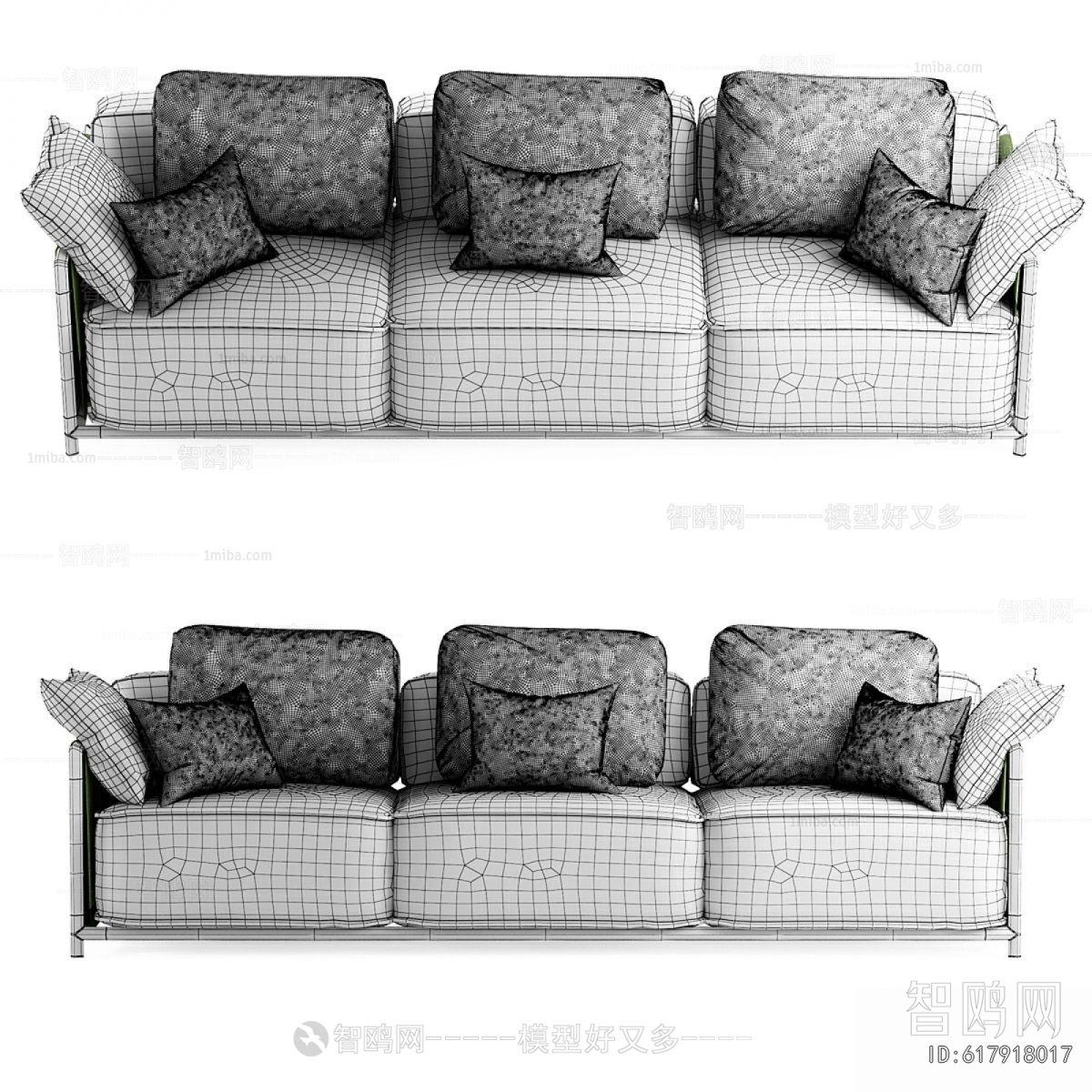 Modern Three-seat Sofa