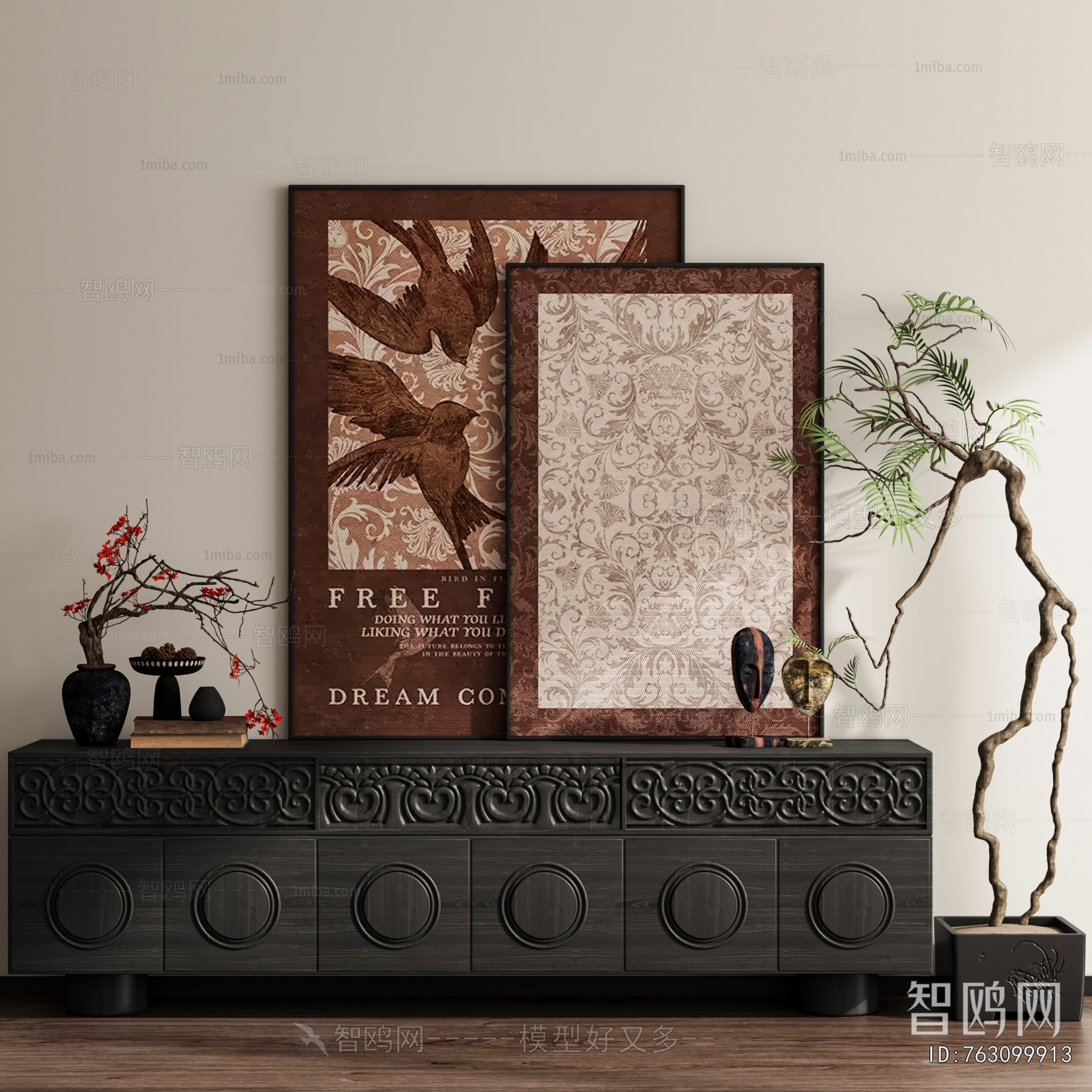 New Chinese Style Wabi-sabi Style Painting