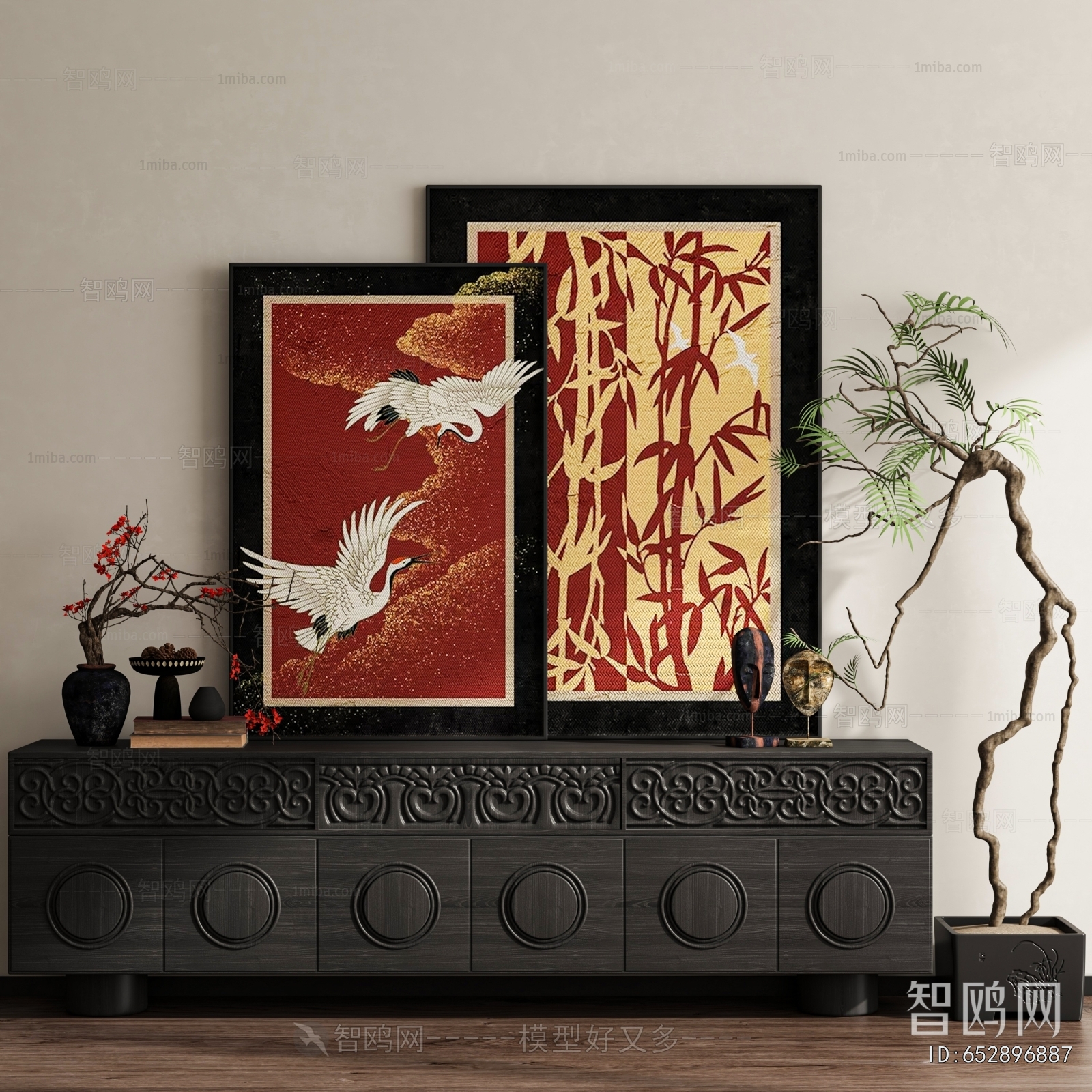 New Chinese Style Wabi-sabi Style Painting