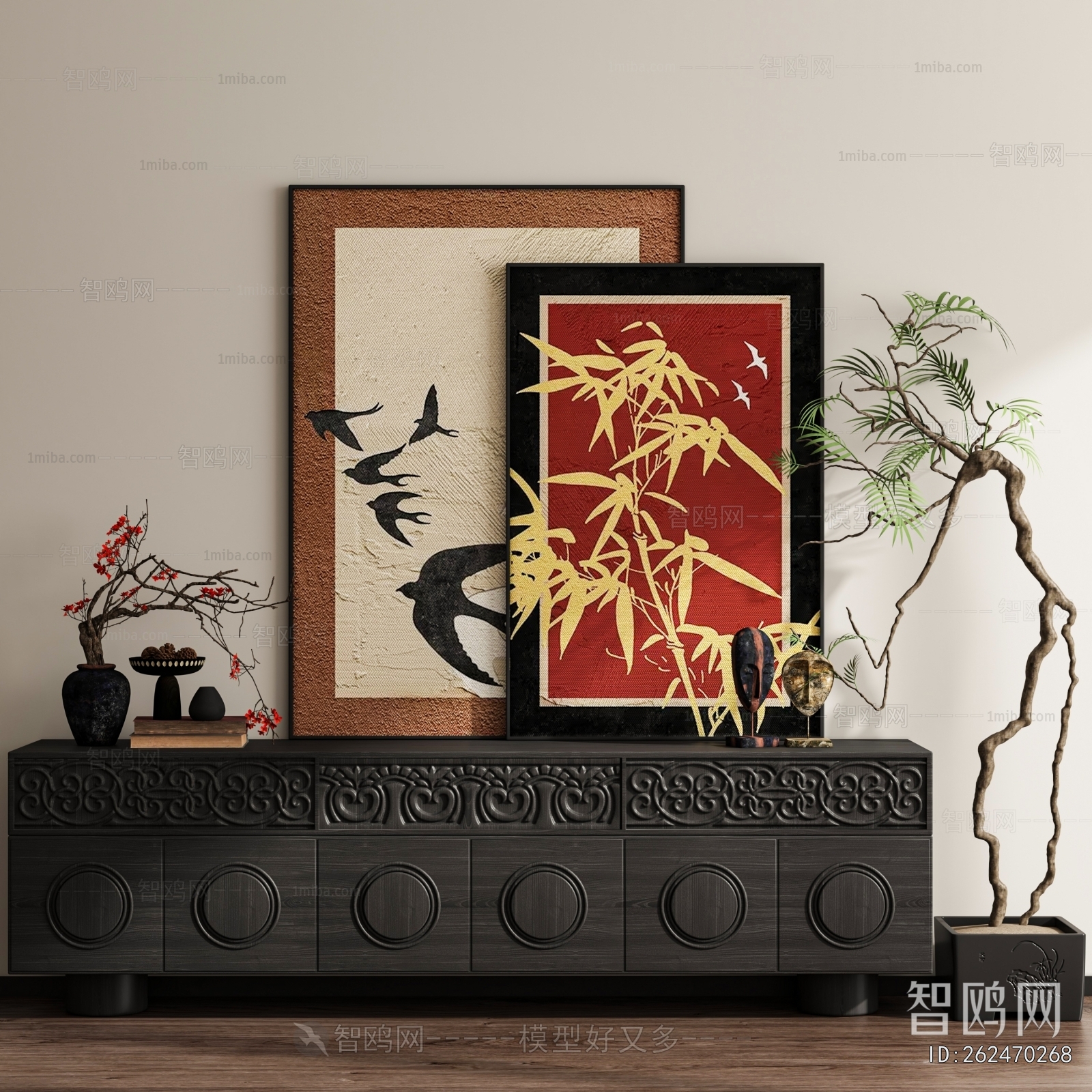 New Chinese Style Wabi-sabi Style Painting