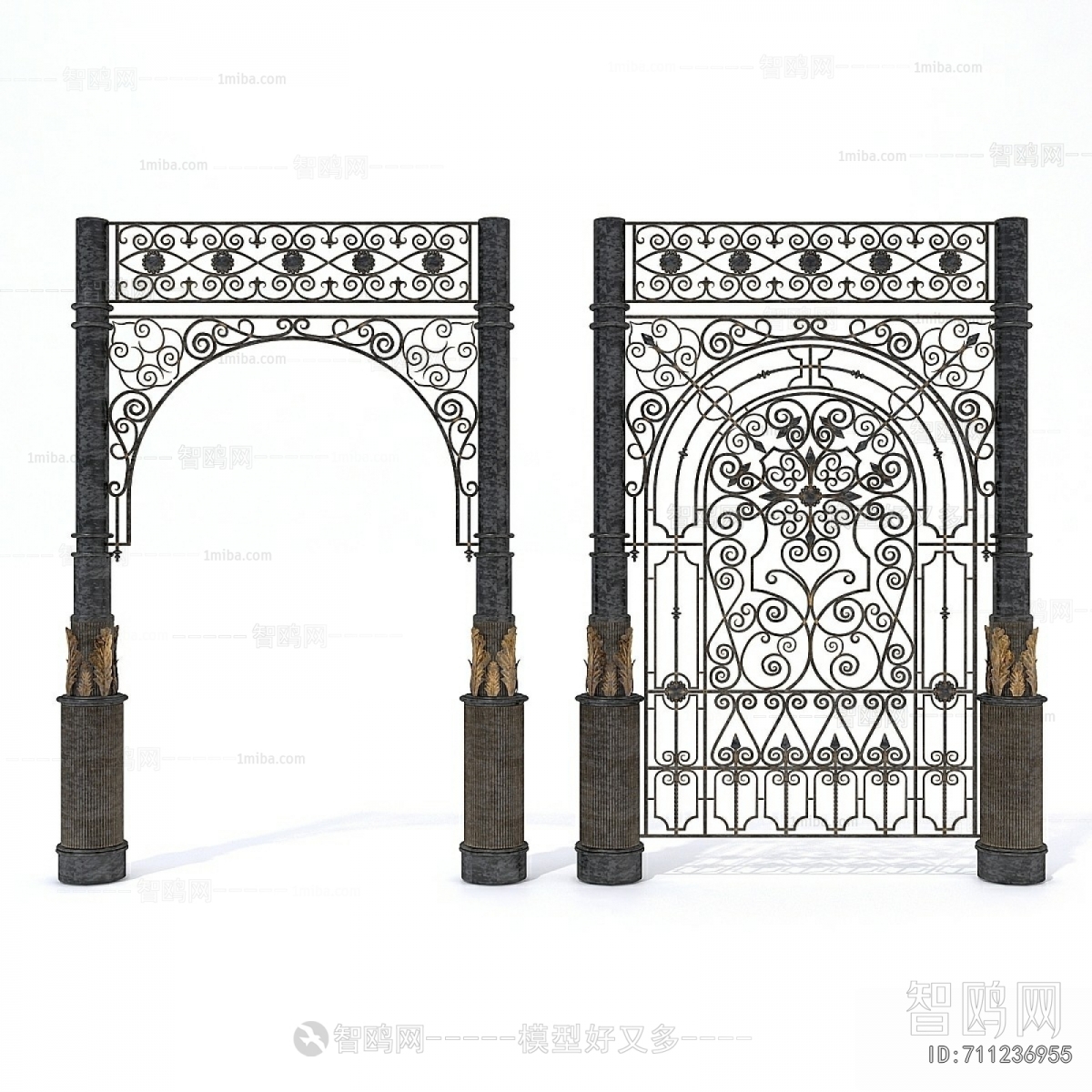 Simple European Style Door