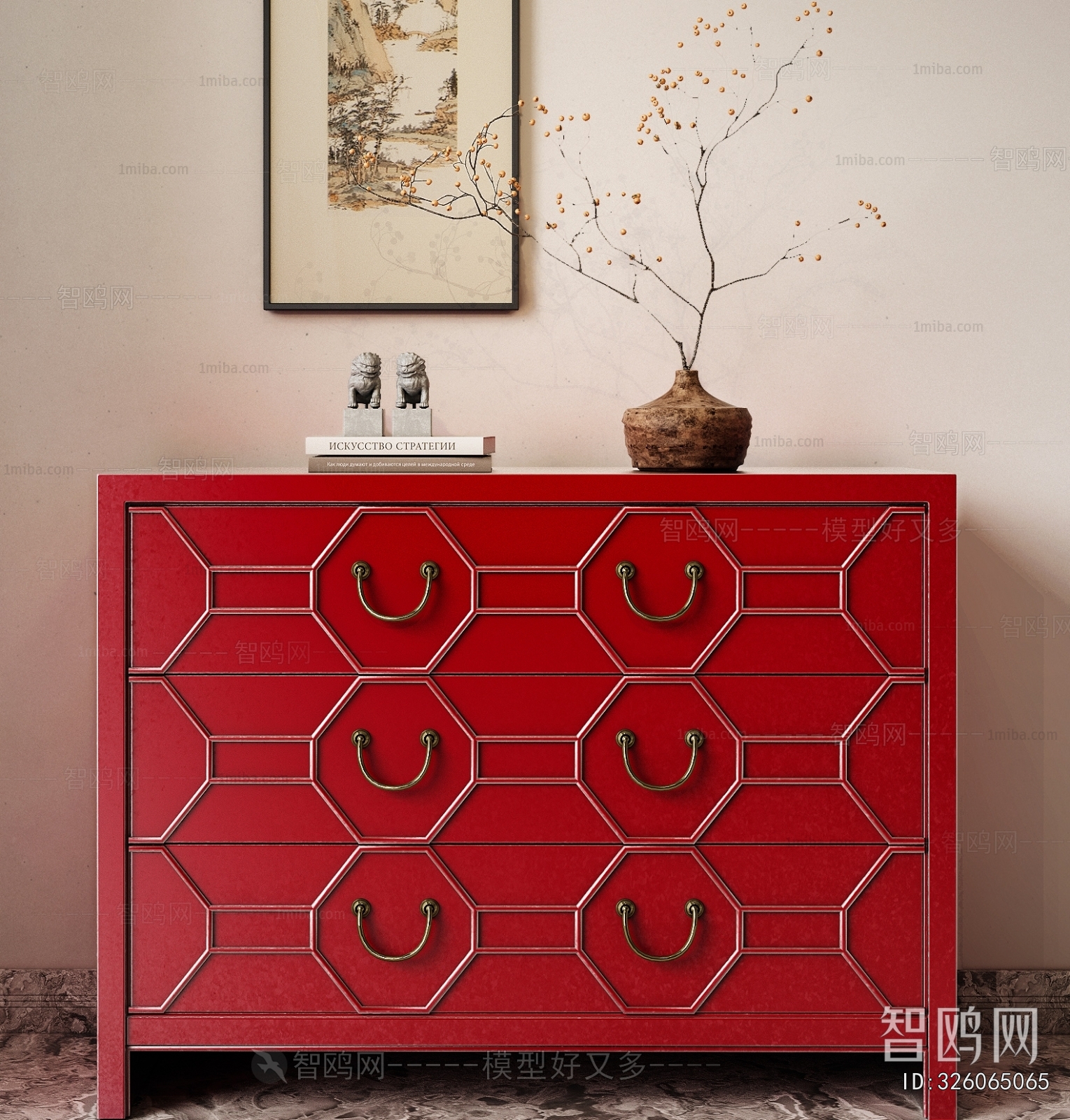 New Chinese Style Side Cabinet/Entrance Cabinet