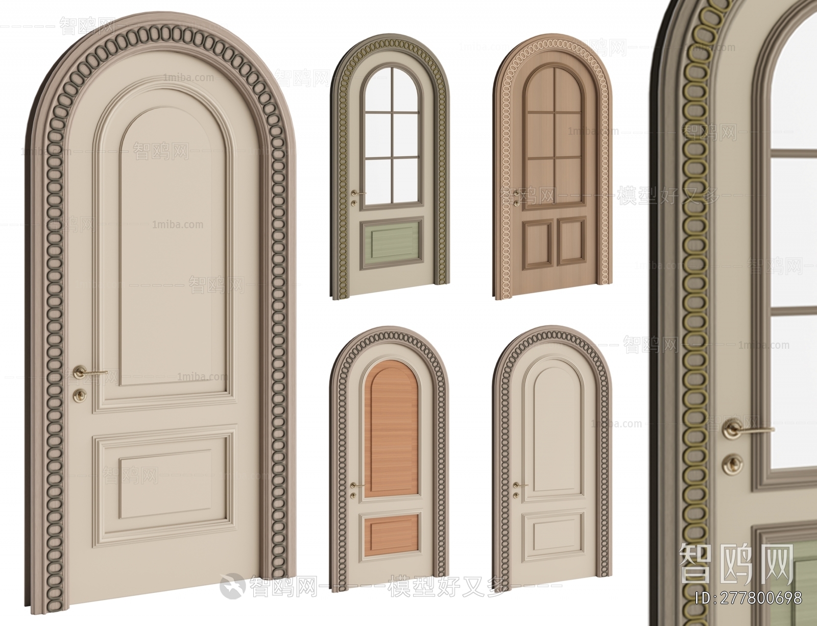 French Style Single Door